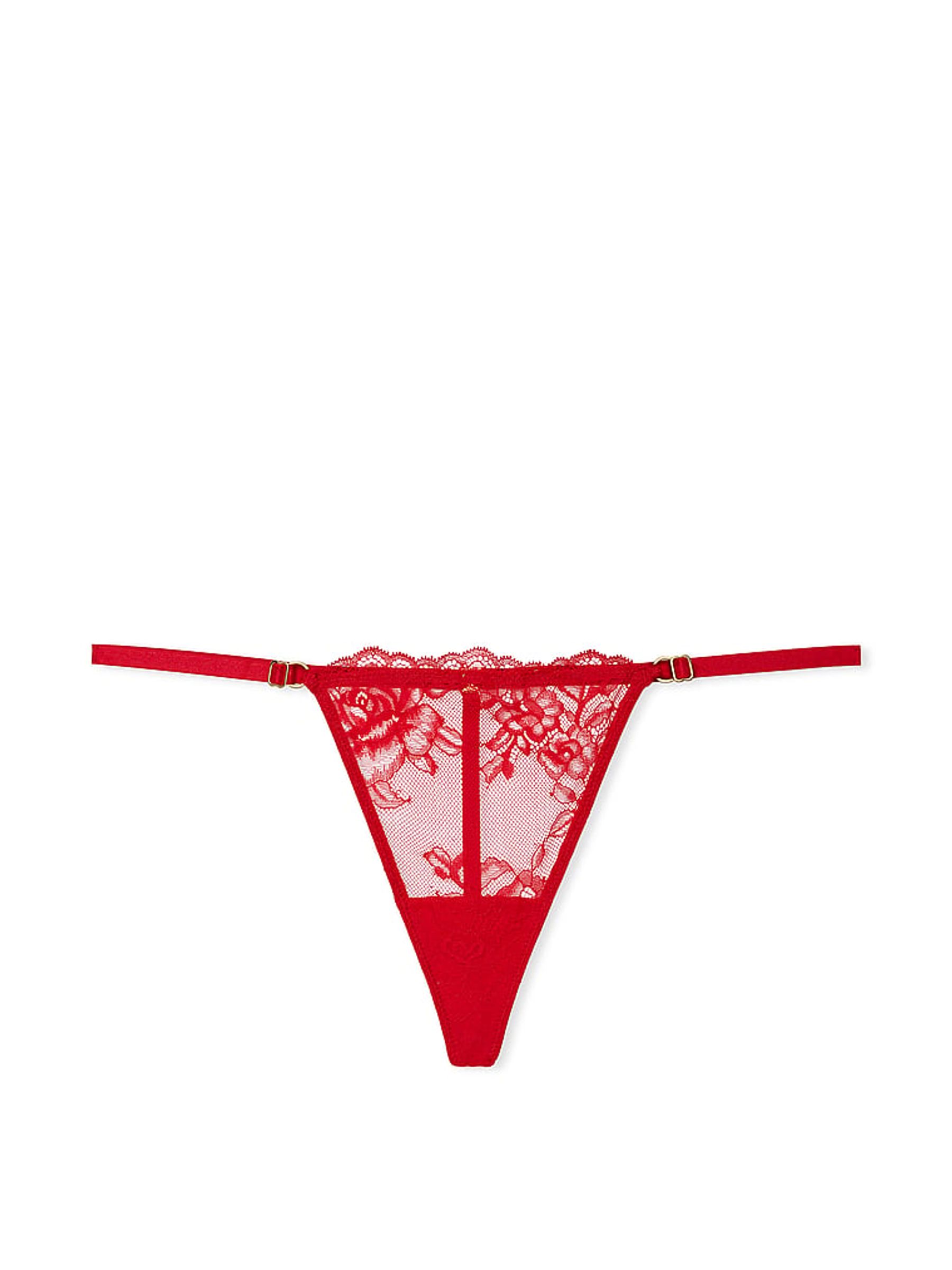 Lipstick Red Lace G String Knickers - Image 3 of 3