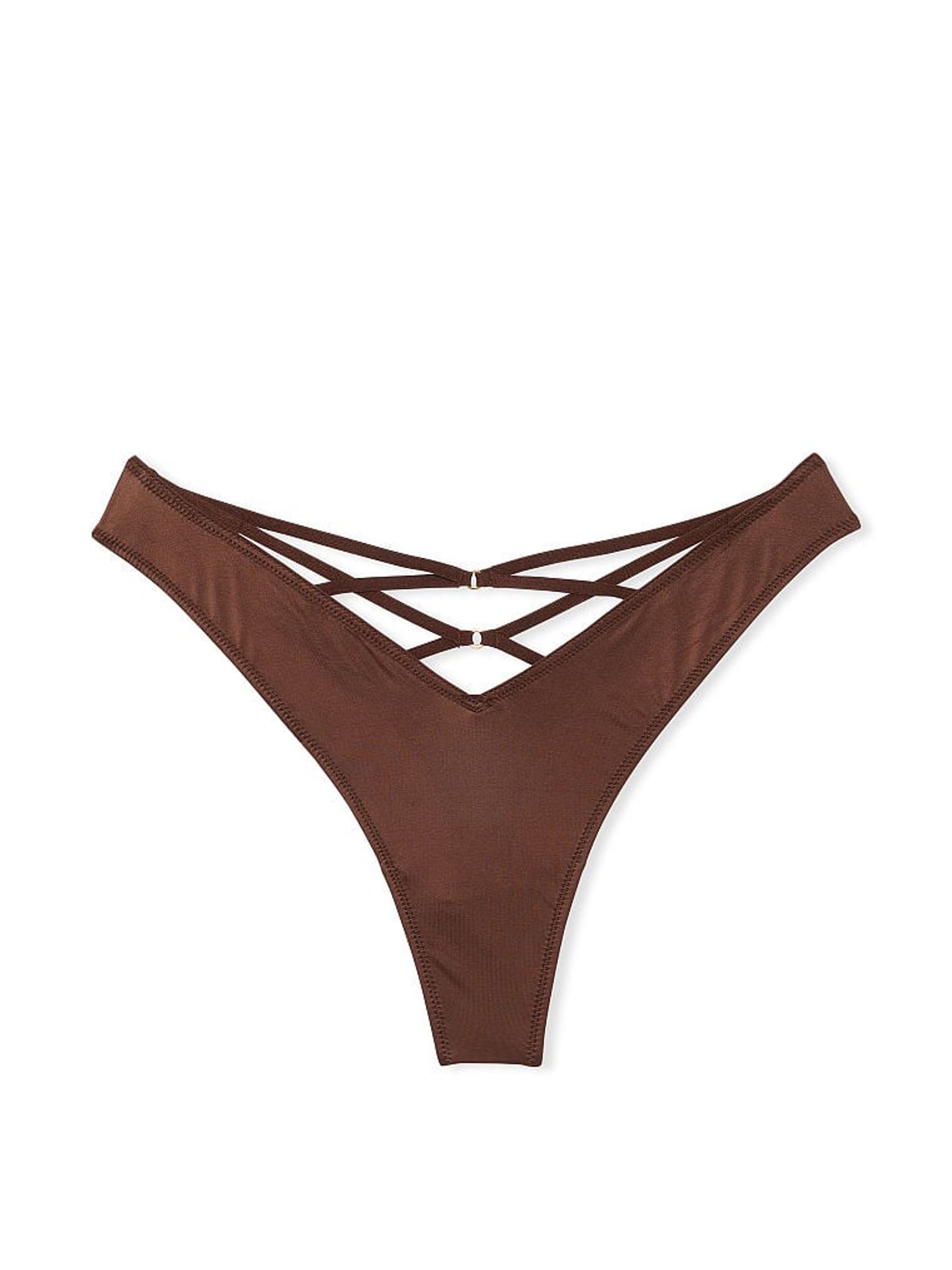 Ganache Nude Thong Knickers - Image 3 of 3