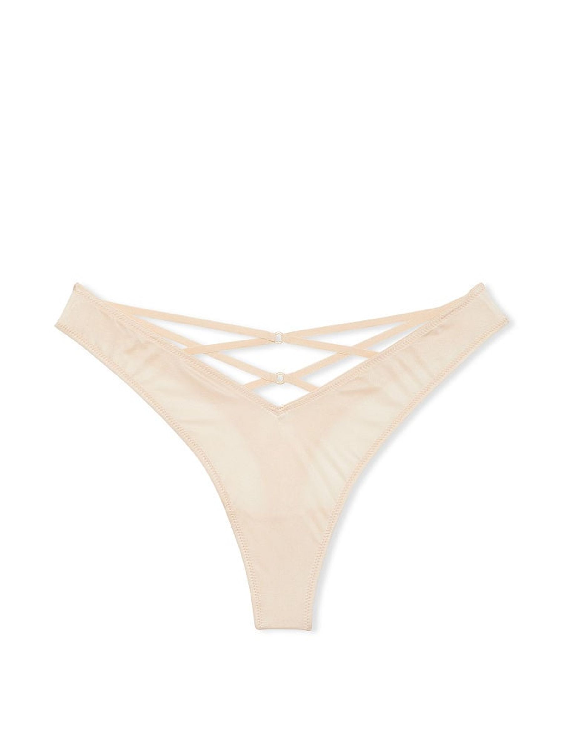 Marzipan Nude Thong Knickers - Image 3 of 3