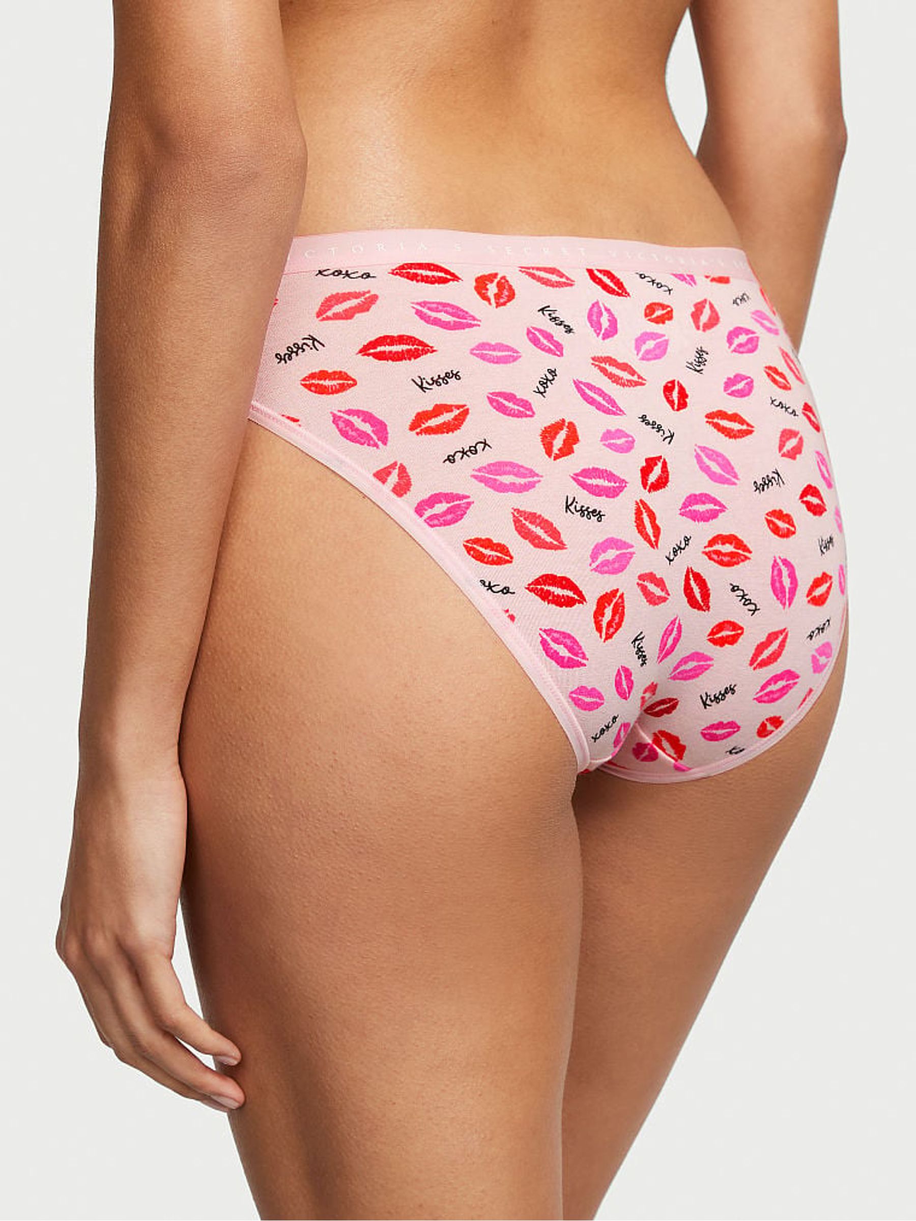 Pretty Blossom Kiss Pink Printed Bikini Knickers - Image 2 of 3