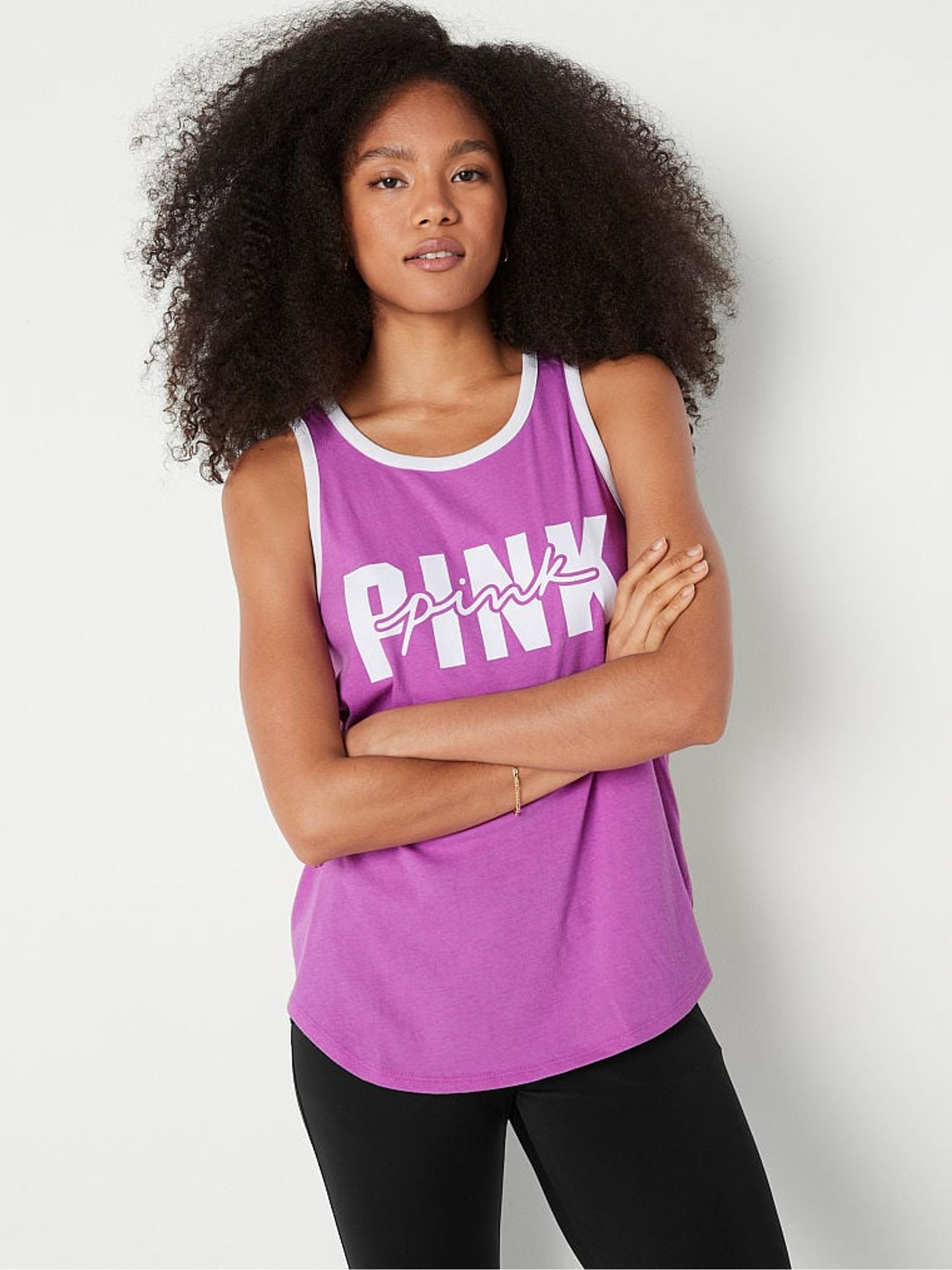 House Party Purple Logo Racerback Tank Top - Image 1 of 3
