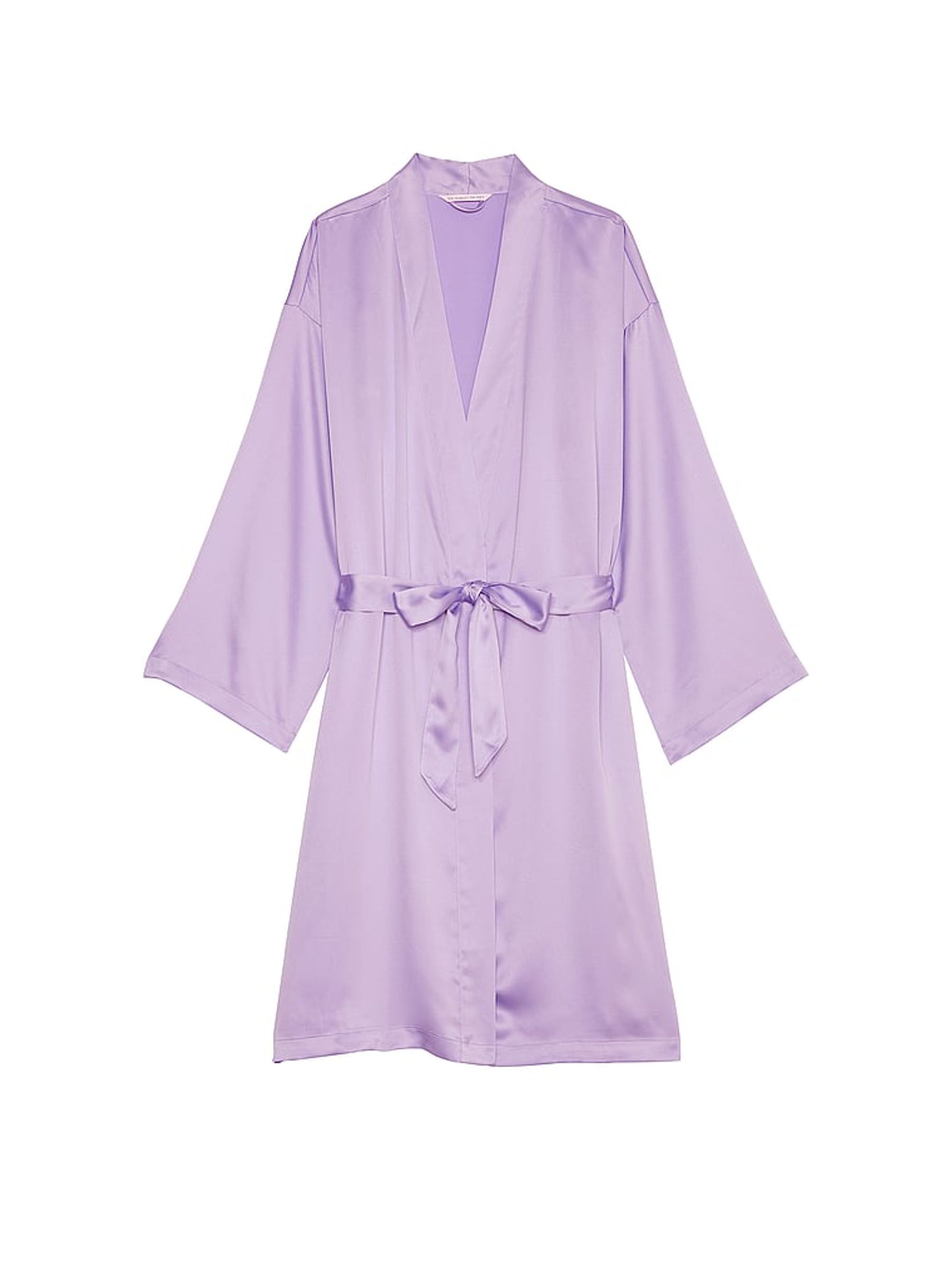 Unicorn Purple Satin Midi Robe - Image 3 of 3