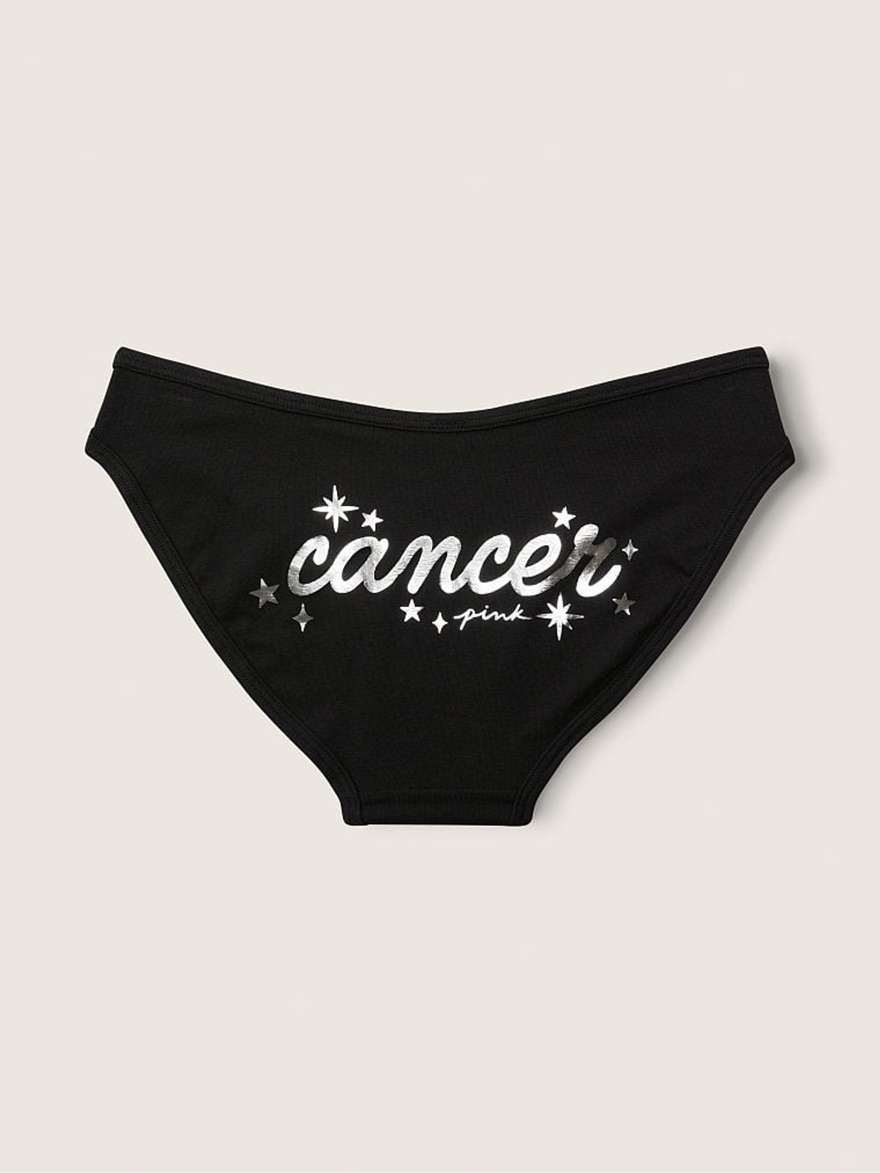 Cancer Black Astrology Cotton Bikini Knickers - Image 2 of 3