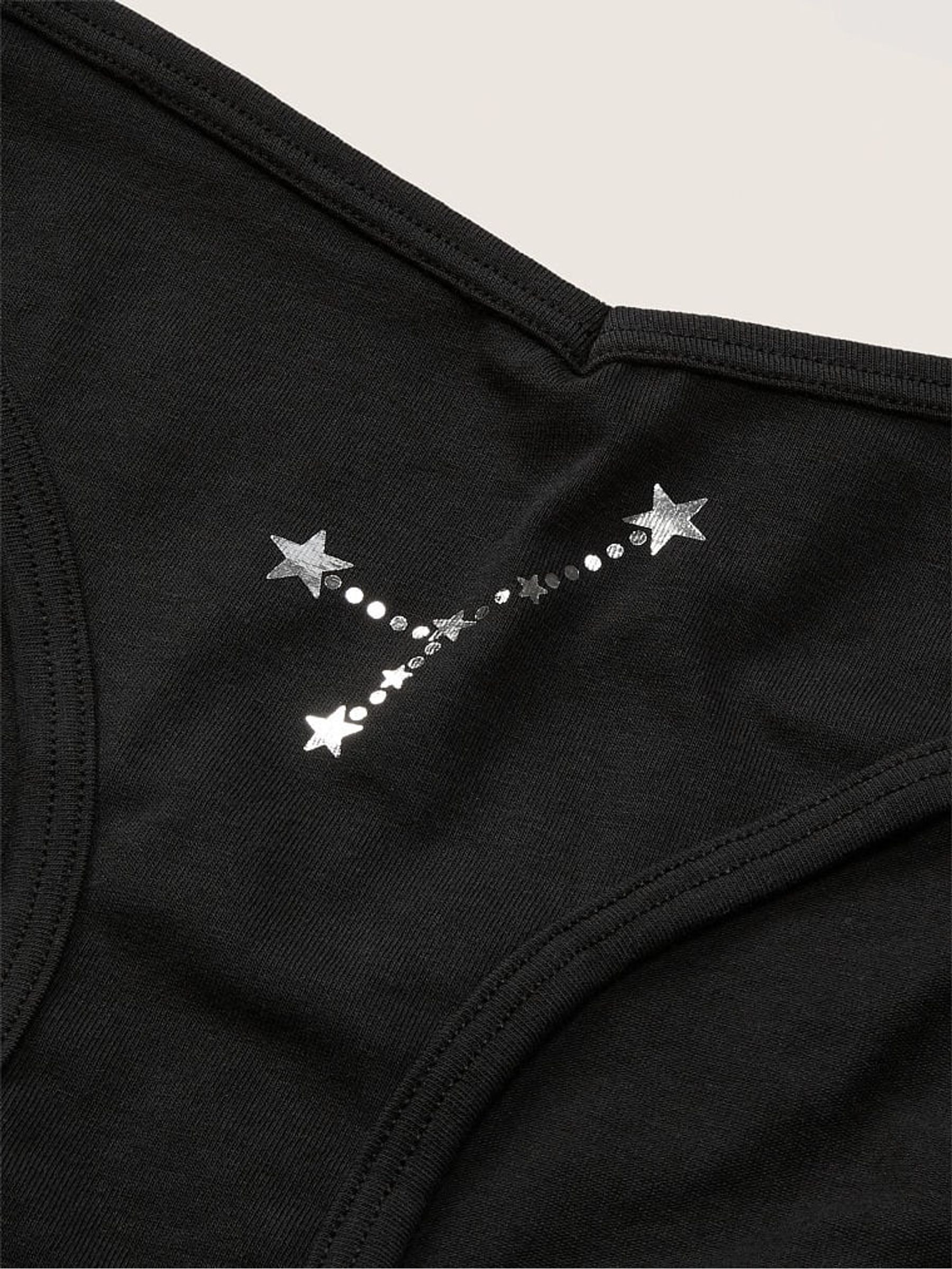 Cancer Black Astrology Cotton Bikini Knickers - Image 3 of 3
