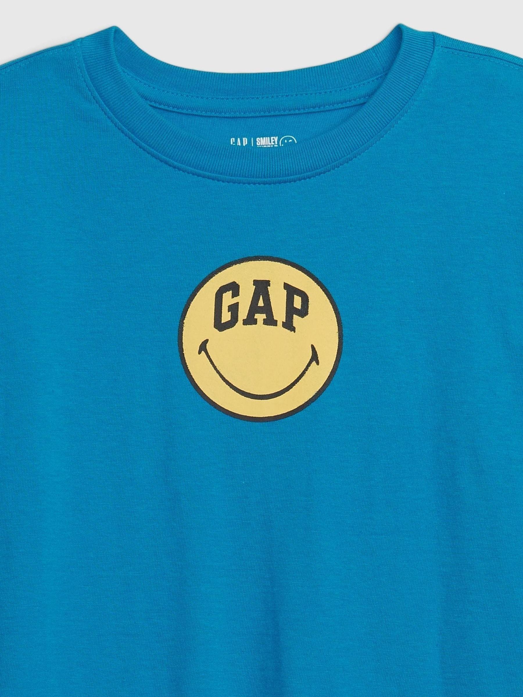 Smiley Organic Cotton Graphic T-Shirt - Image 2 of 2