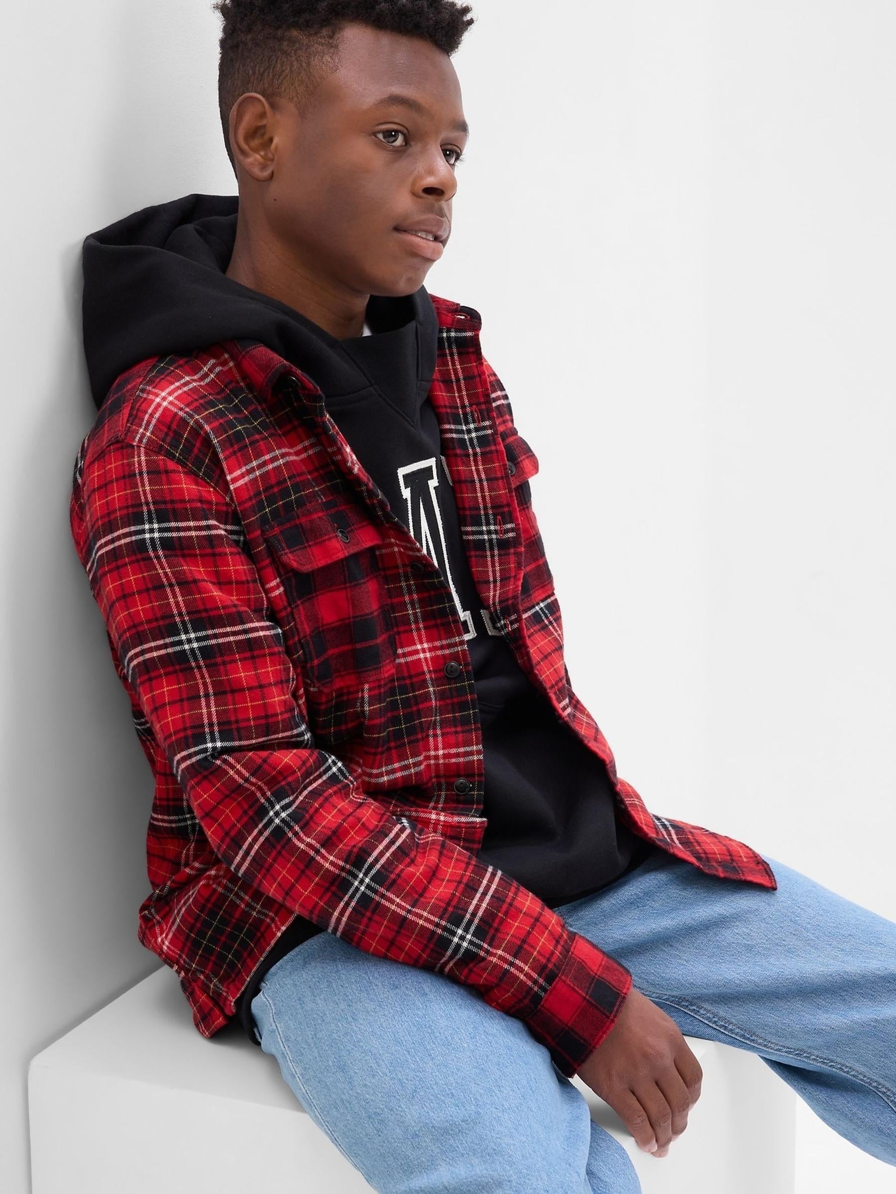 Organic Cotton Flannel Shirt - Image 1 of 1