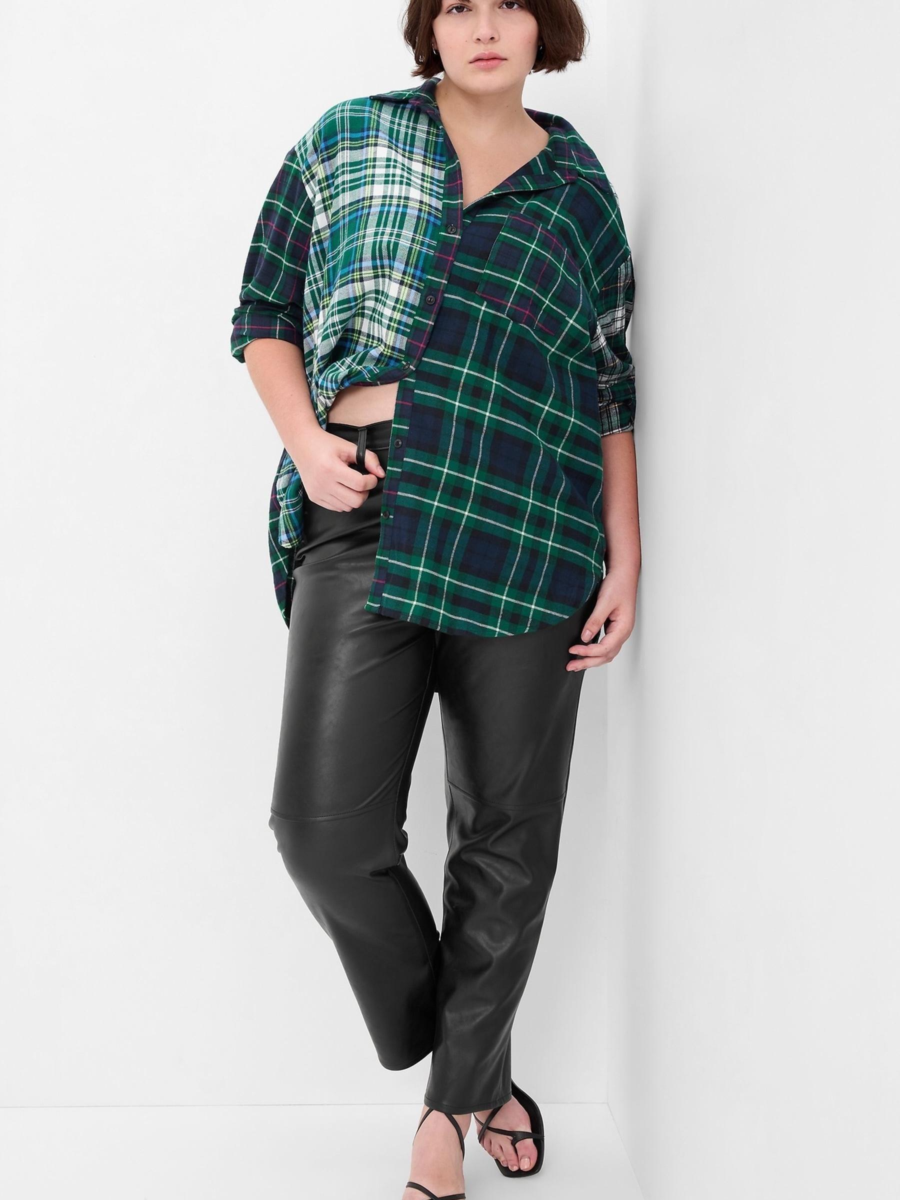 Blue & Green Flannel Shirt - Image 1 of 5