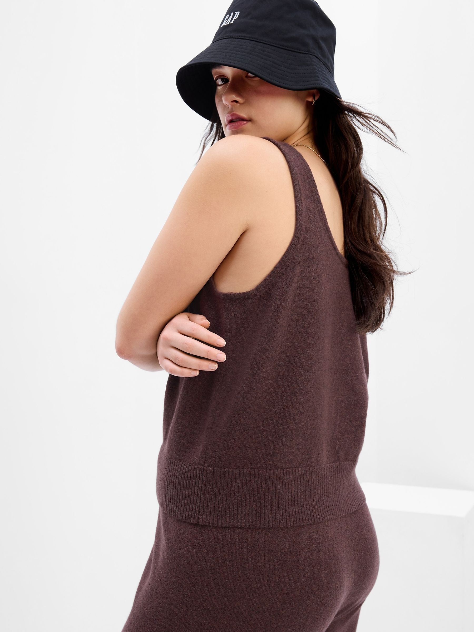 Brown Flare Leggings - Image 2 of 4
