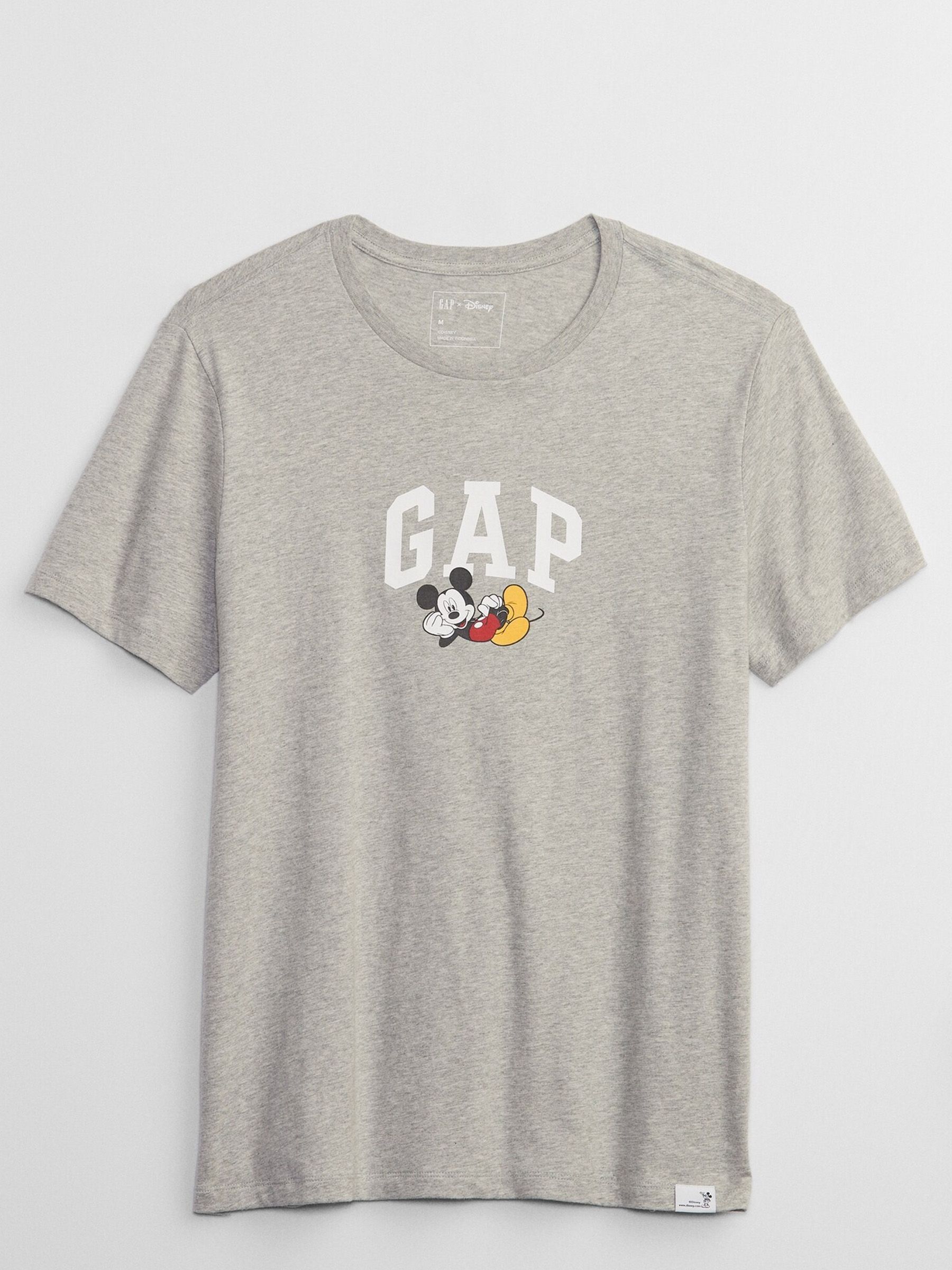 Grey Disney Mickey Mouse Logo Short Sleeve Crewneck T-Shirt - Image 3 of 4