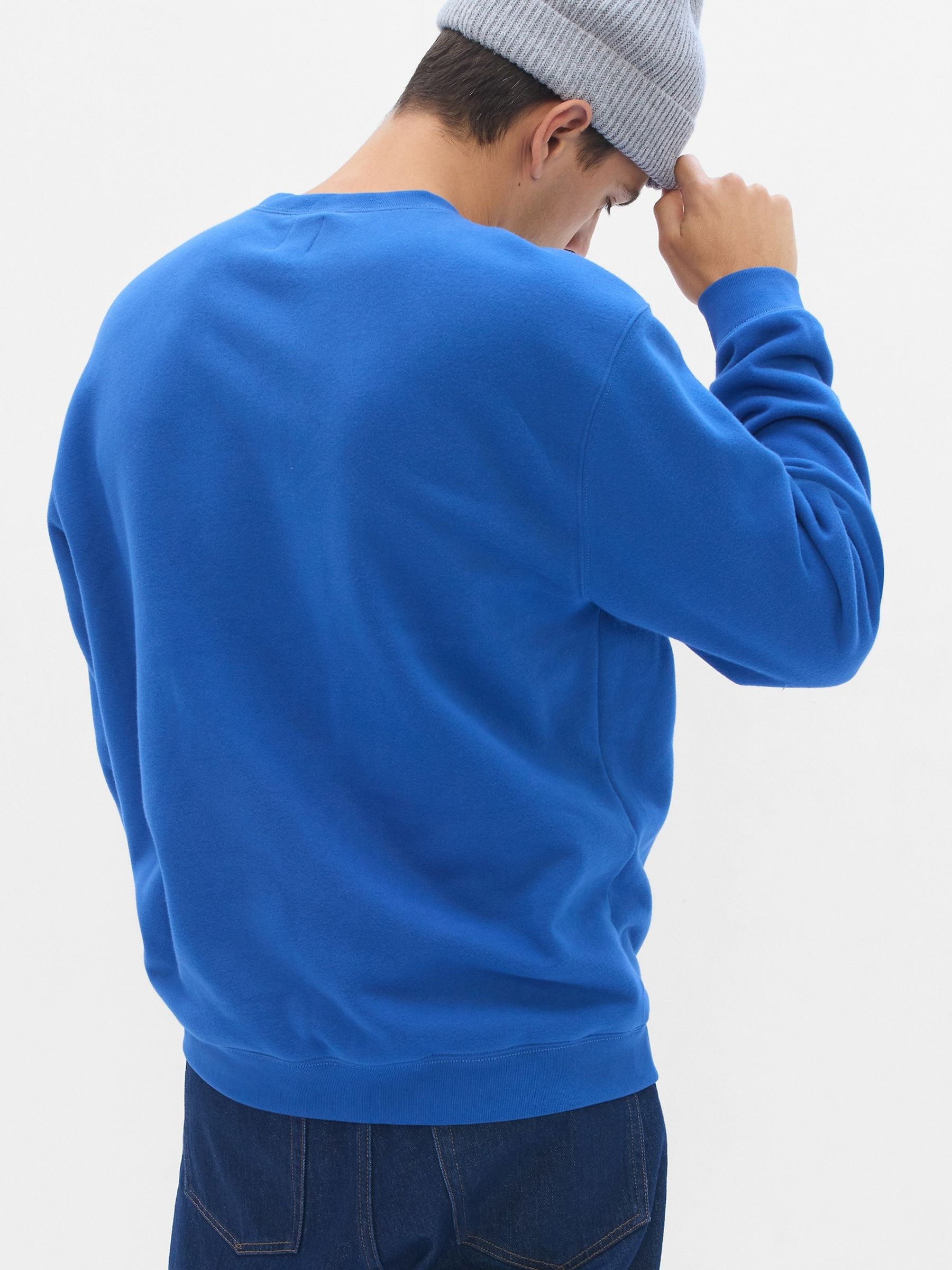 Cobalt Blue 1969 Logo Crew Neck Sweatshirt - Image 2 of 2