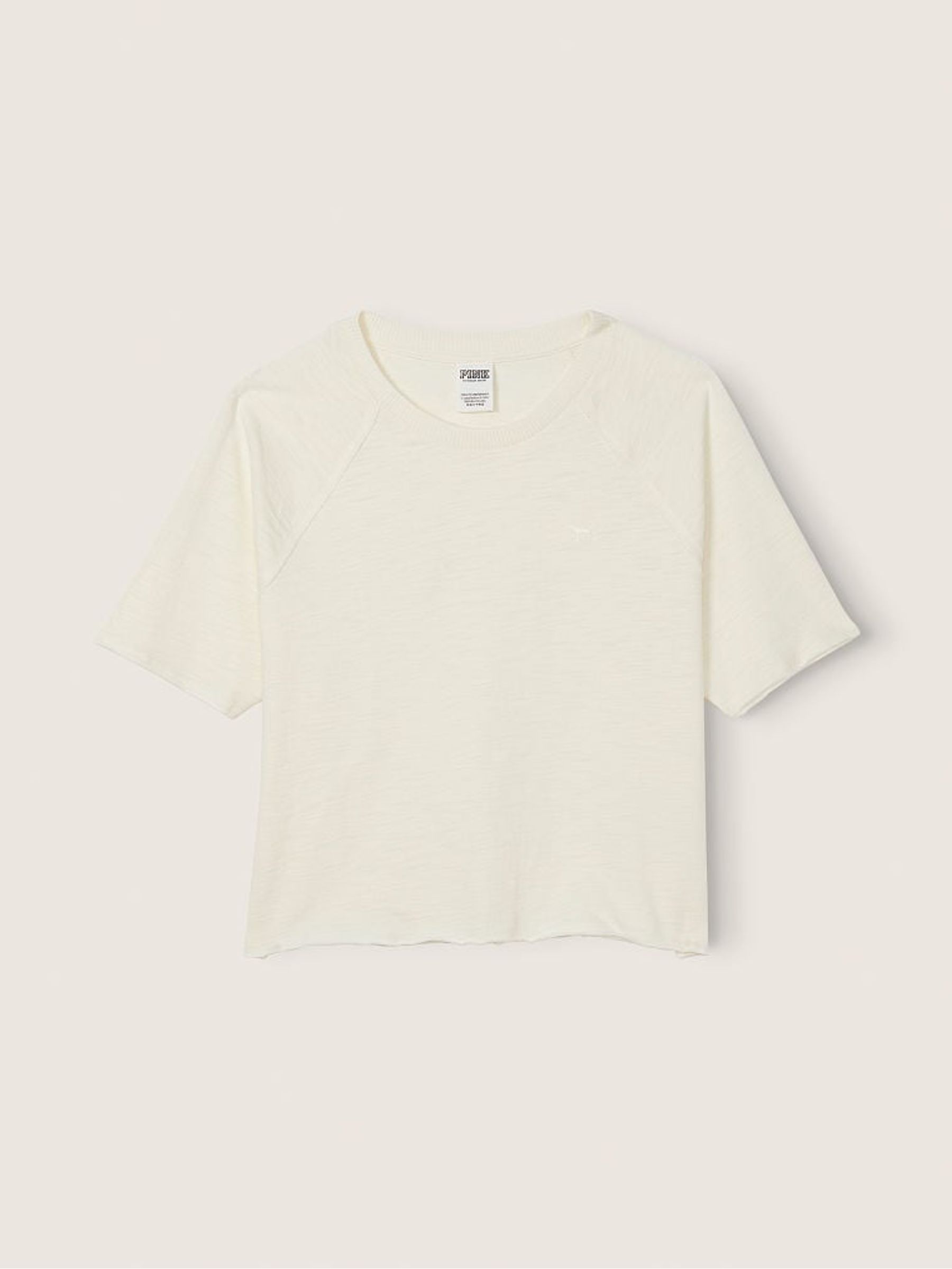 Cream Summer Lounge Short Sleeve TShirt - Image 4 of 4