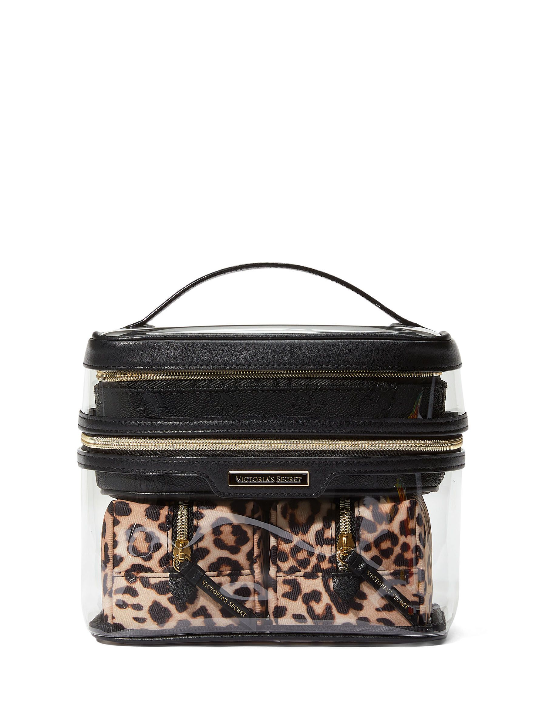 Luxe Leopard Brown 4 in 1 Makeup Bag - Image 2 of 2