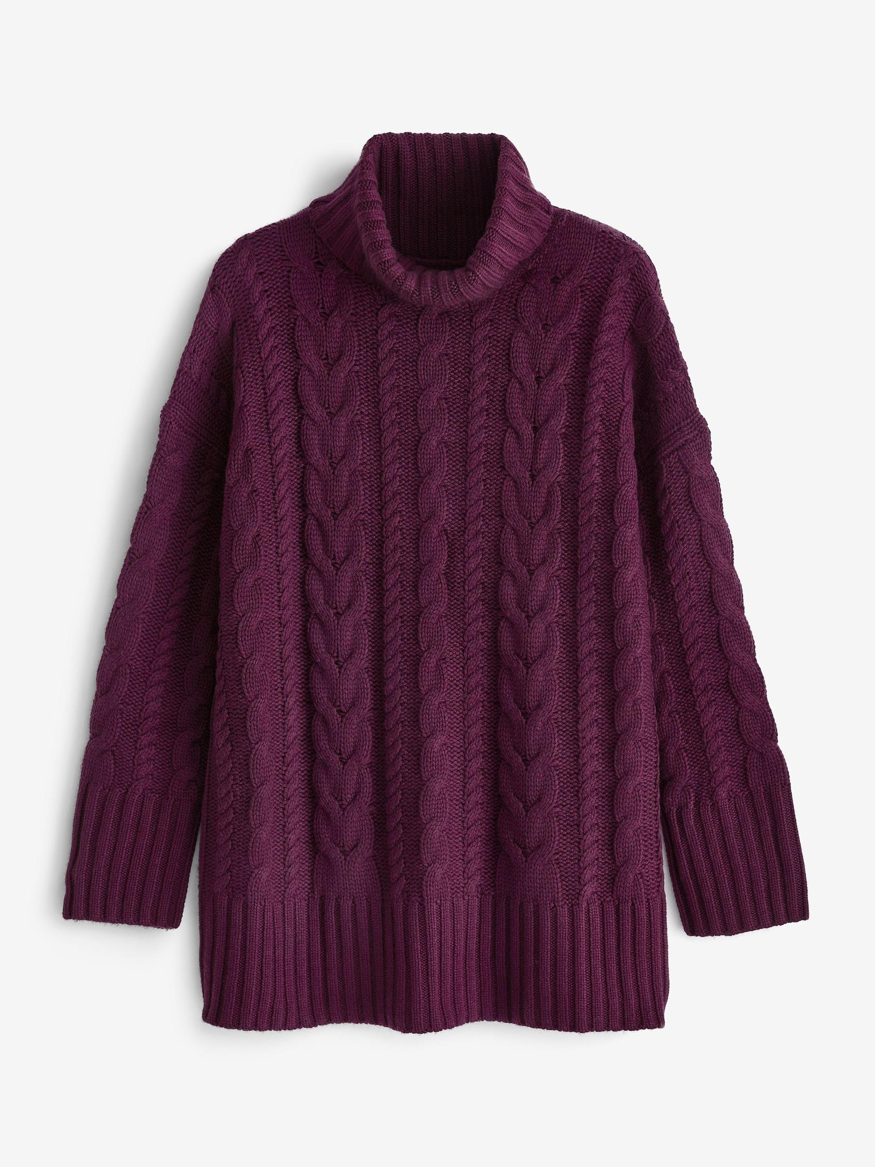 Banana Republic Maroon Breton Merino-Cashmere Jumper - Image 2 of 2