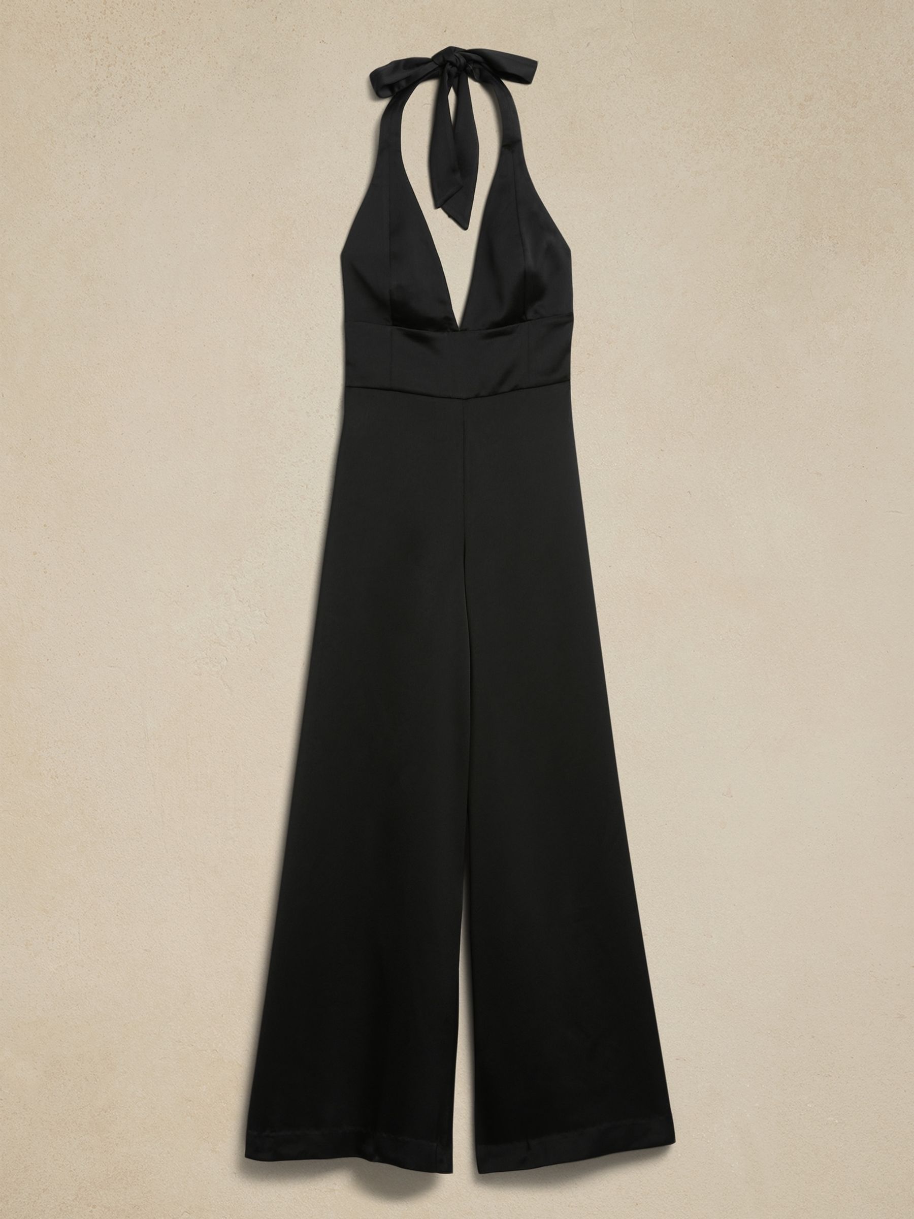 Banana Republic Black Livia Halter Neck Jumpsuit - Image 4 of 4