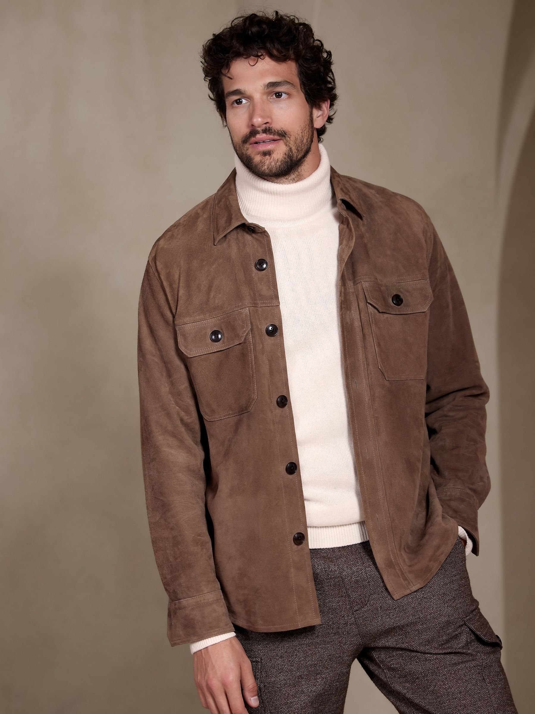 Banana Republic White Urbino Cashmere Turtleneck Jumper - Image 1 of 3