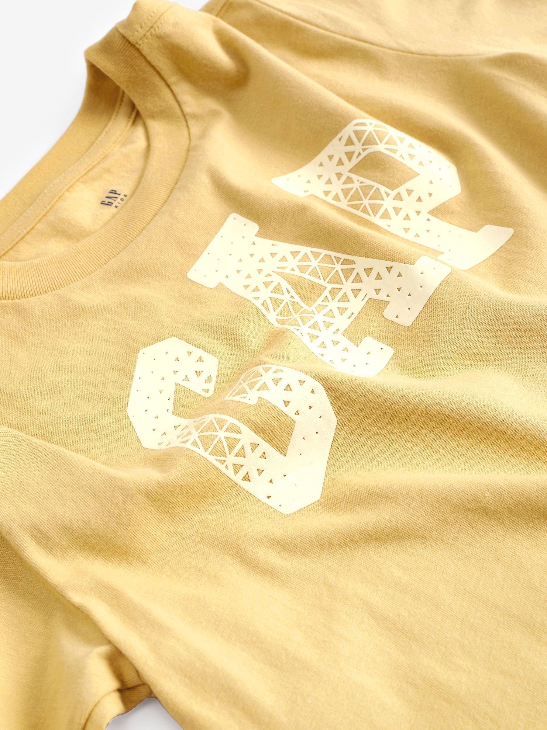 Yellow Graphic Crew Neck Short Sleeve T-Shirt - Image 3 of 3