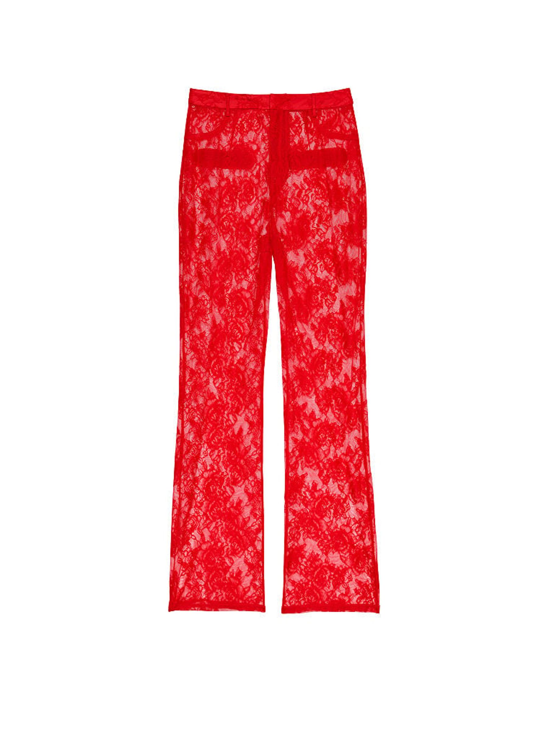 Lipstick Red Archive Lace Pant - Image 3 of 3