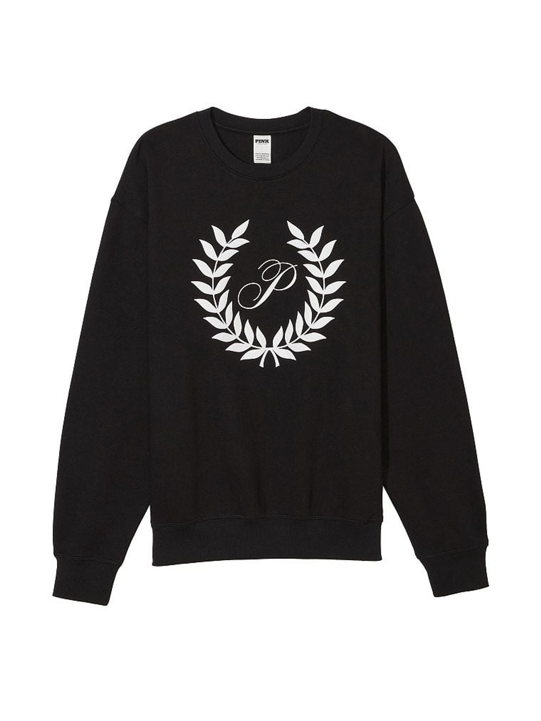Pure Black Fleece Sweatshirt - Image 3 of 3