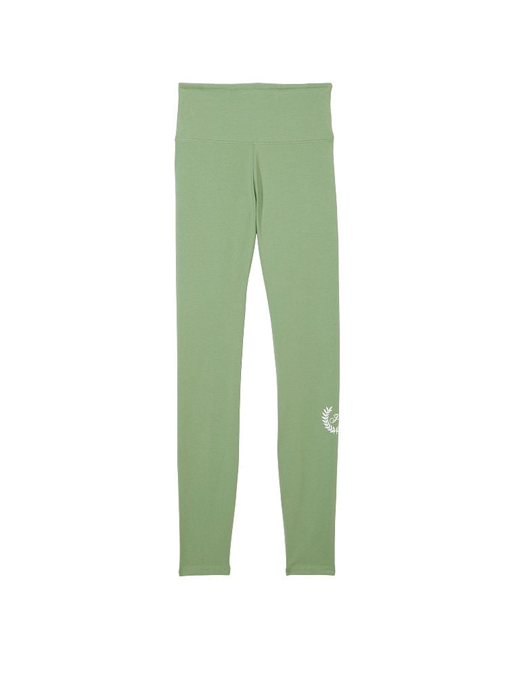 Wild Grass Green Cotton Legging - Image 3 of 3