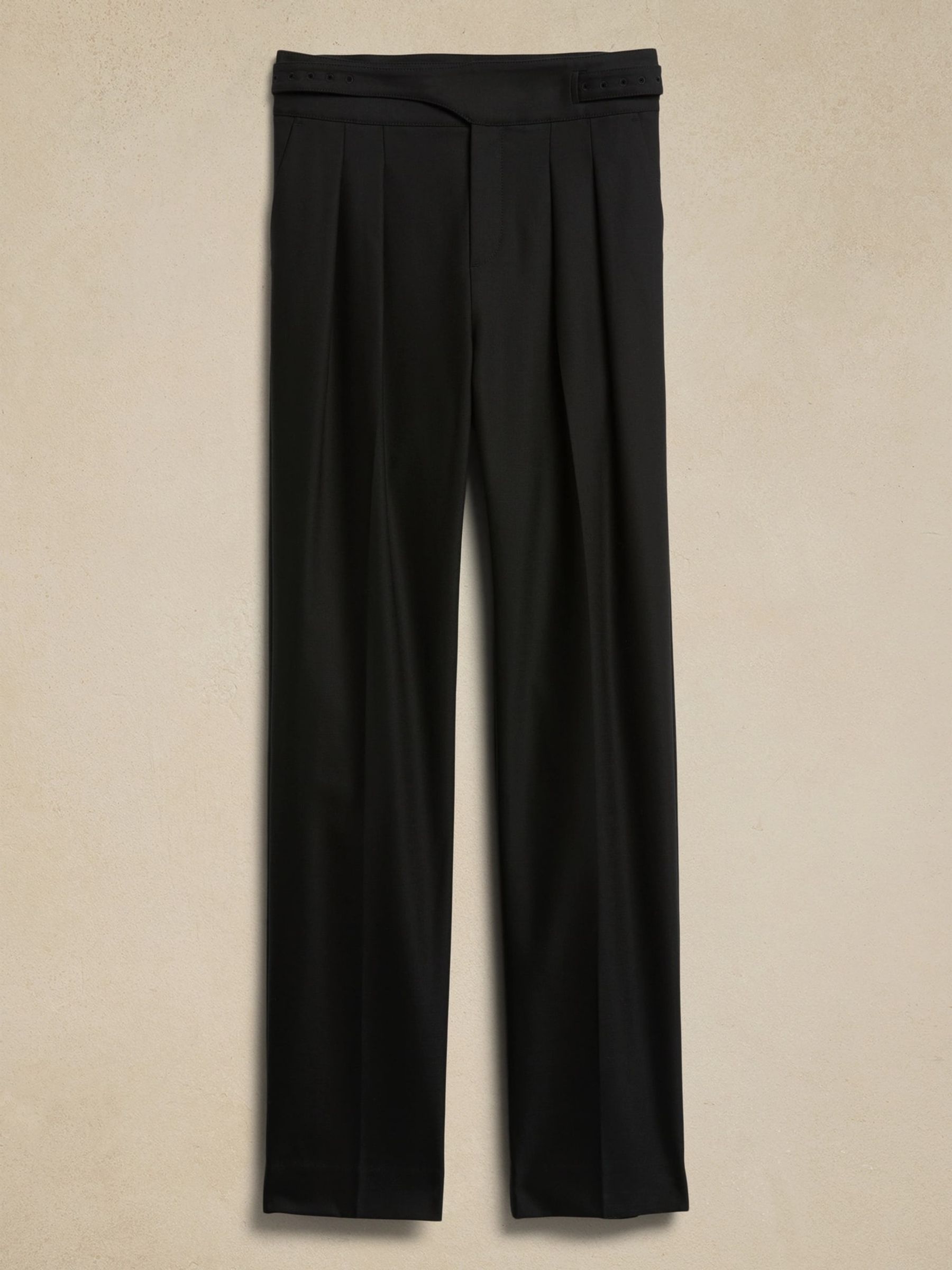 Banana Republic Black Heritage Explorer Wool Trousers - Image 4 of 4