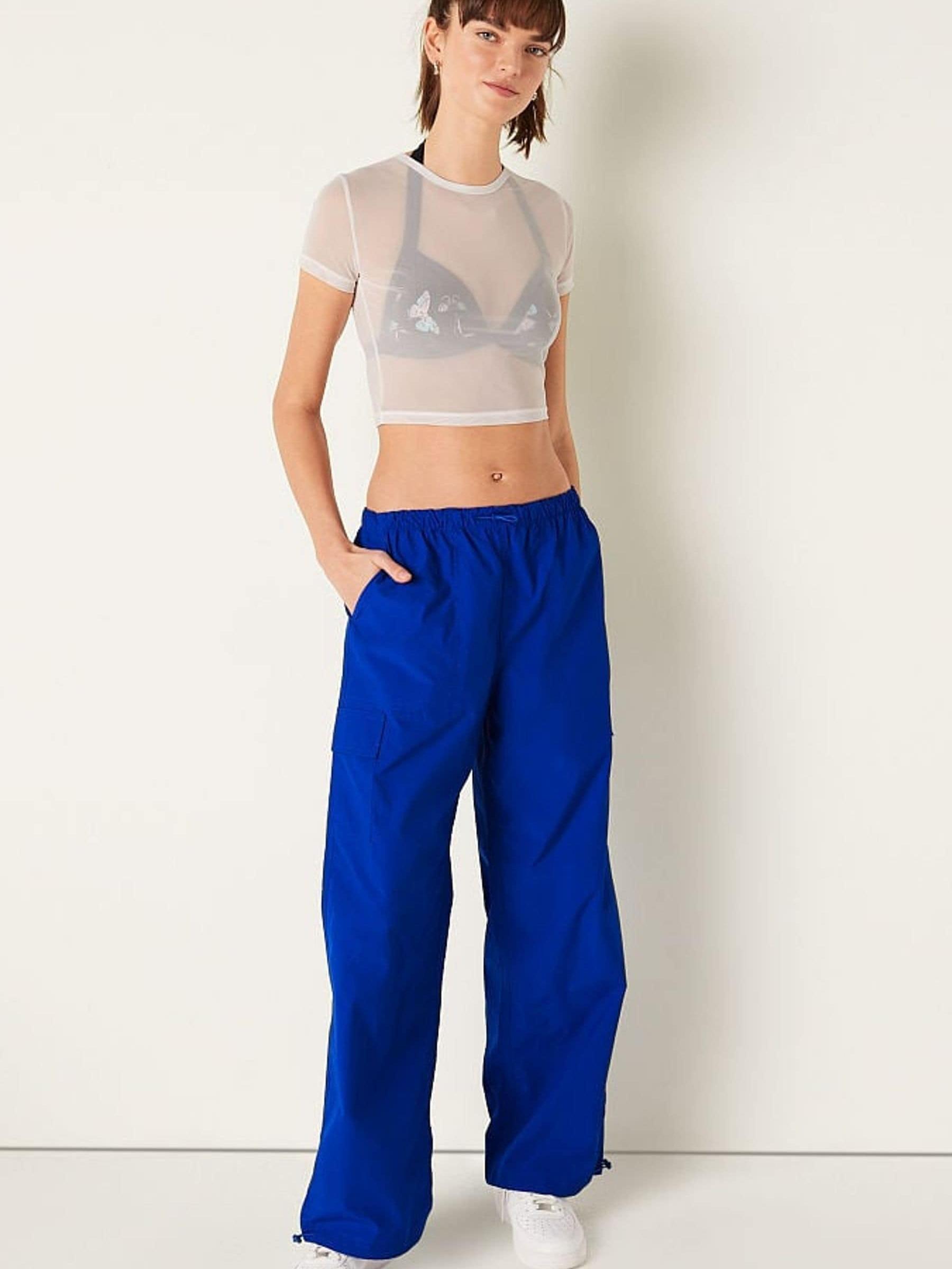 Blue Oar Parachute Trousers - Image 3 of 4