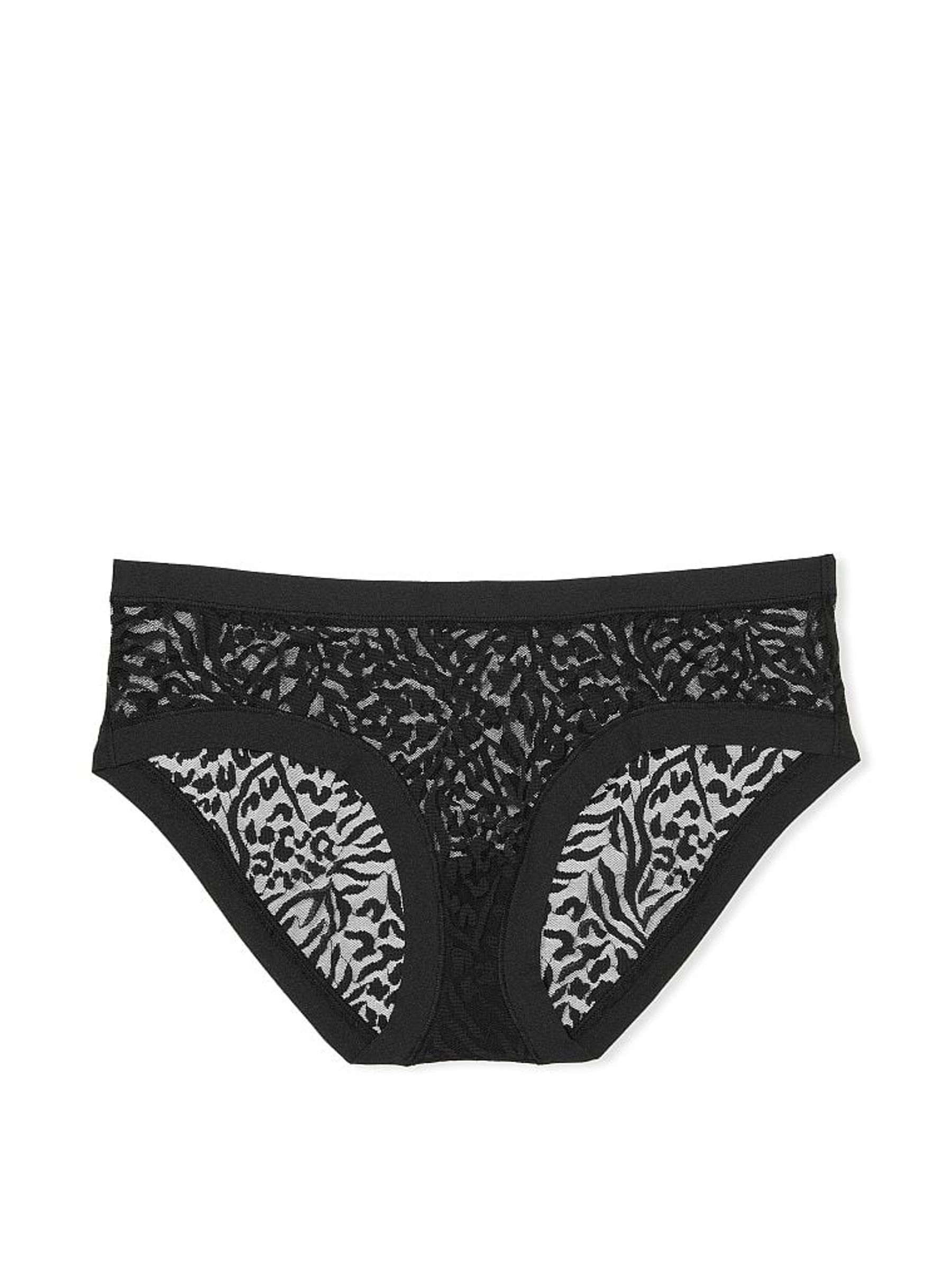Black Mesh Hipster No Show Knickers - Image 3 of 3