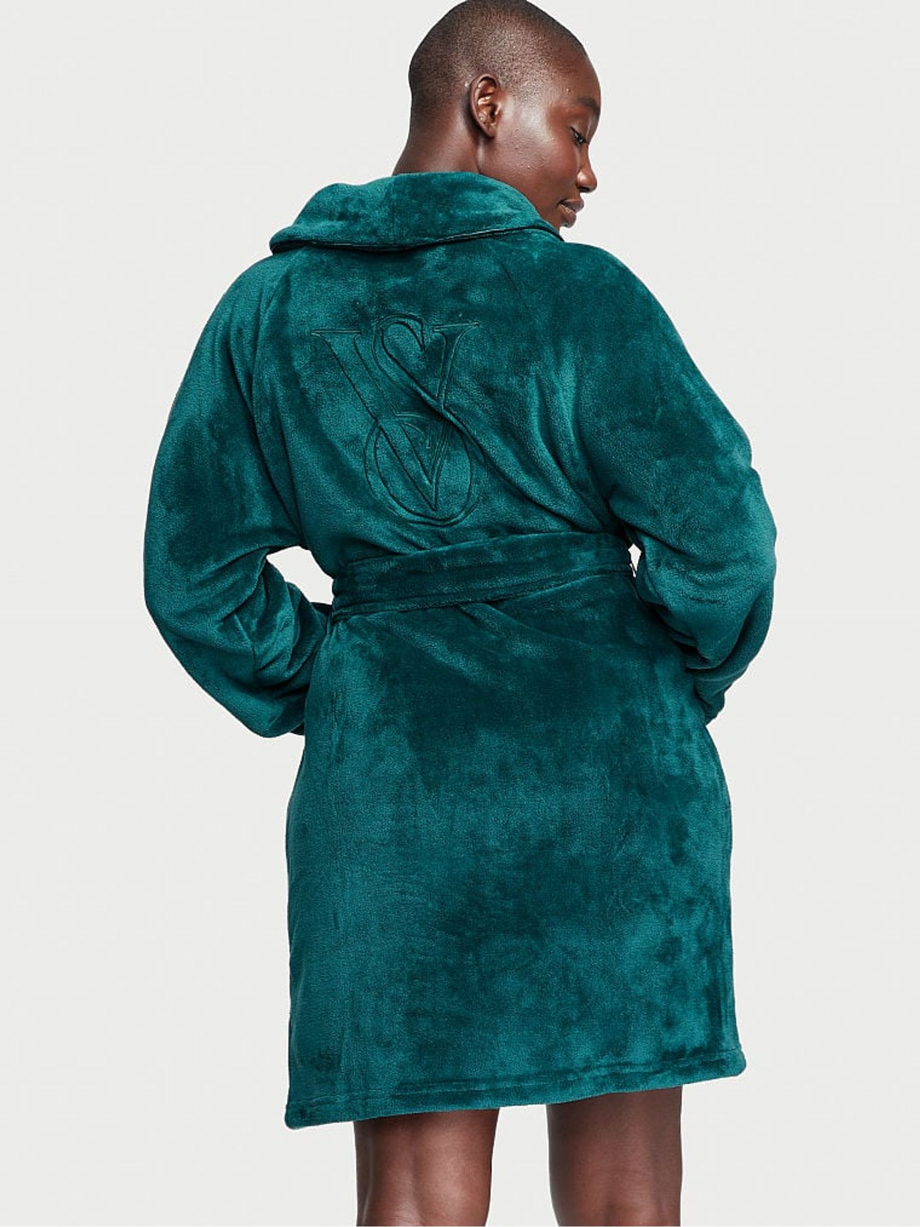 Green Ivy Cosy Short Dressing Gown - Image 2 of 5
