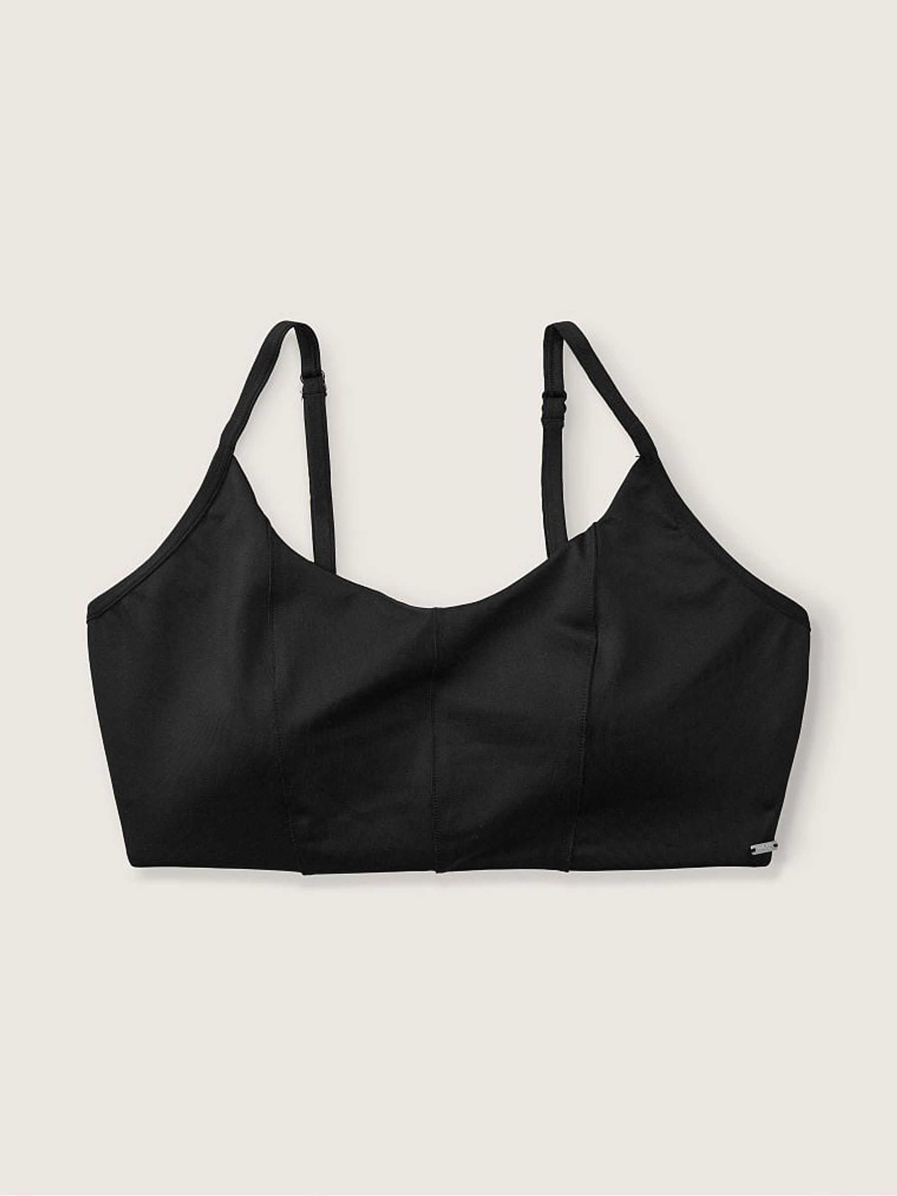Pure Black Lightly Lined Scoop Sports Bra - Image 4 of 4