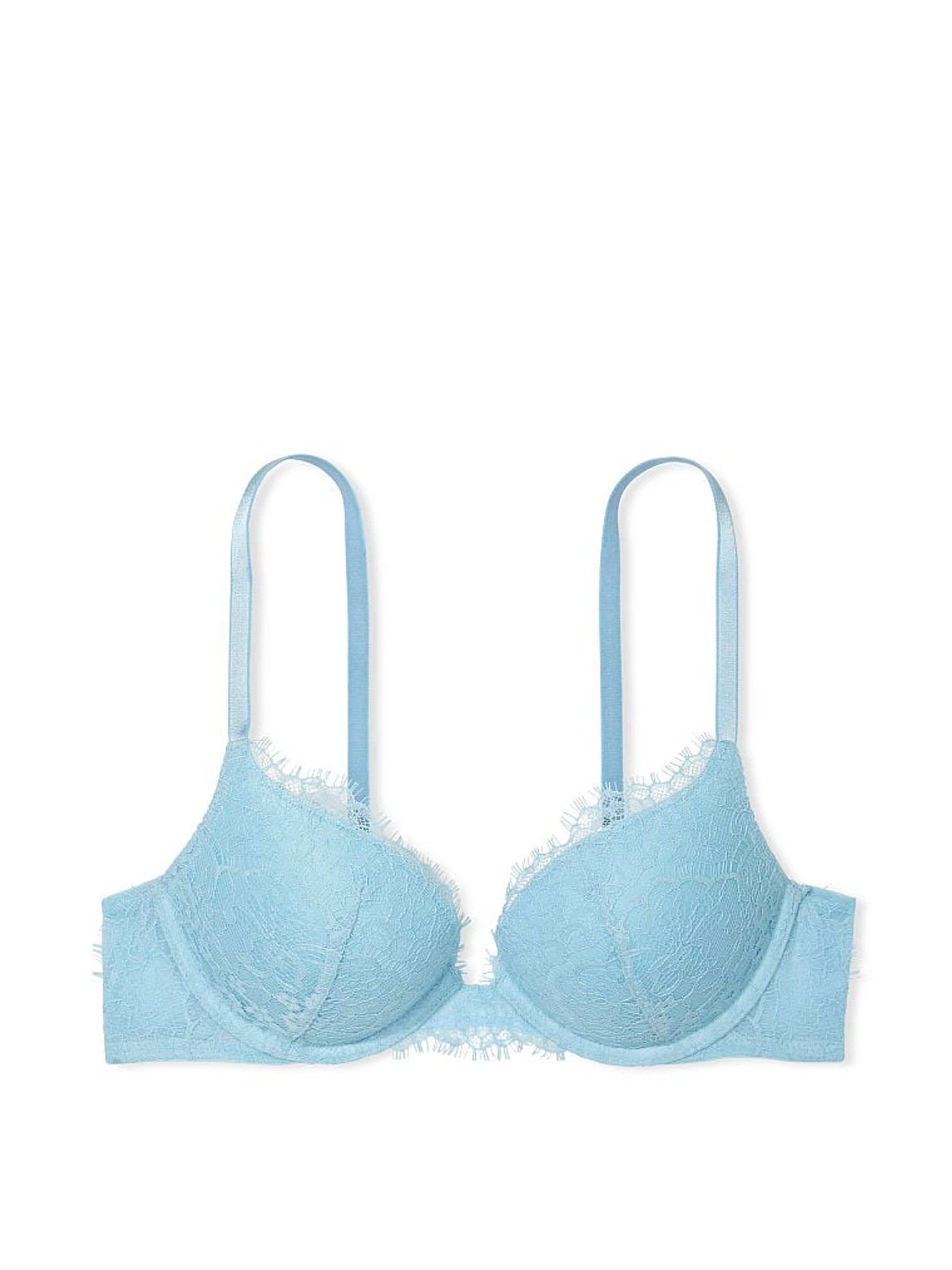 Blue Topaz Lace Push Up Bra - Image 4 of 4