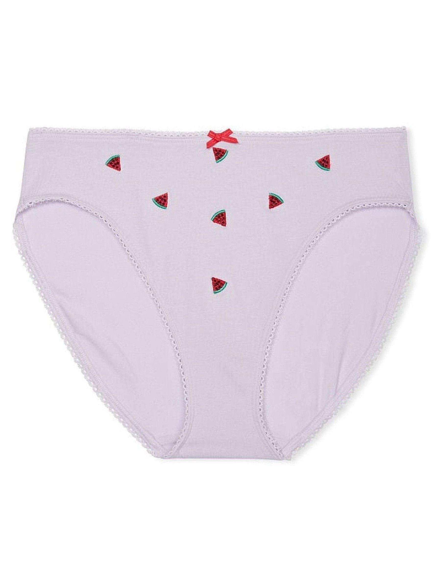 Purple Watermelon Brief Stretch Cotton G String Knickers - Image 3 of 3