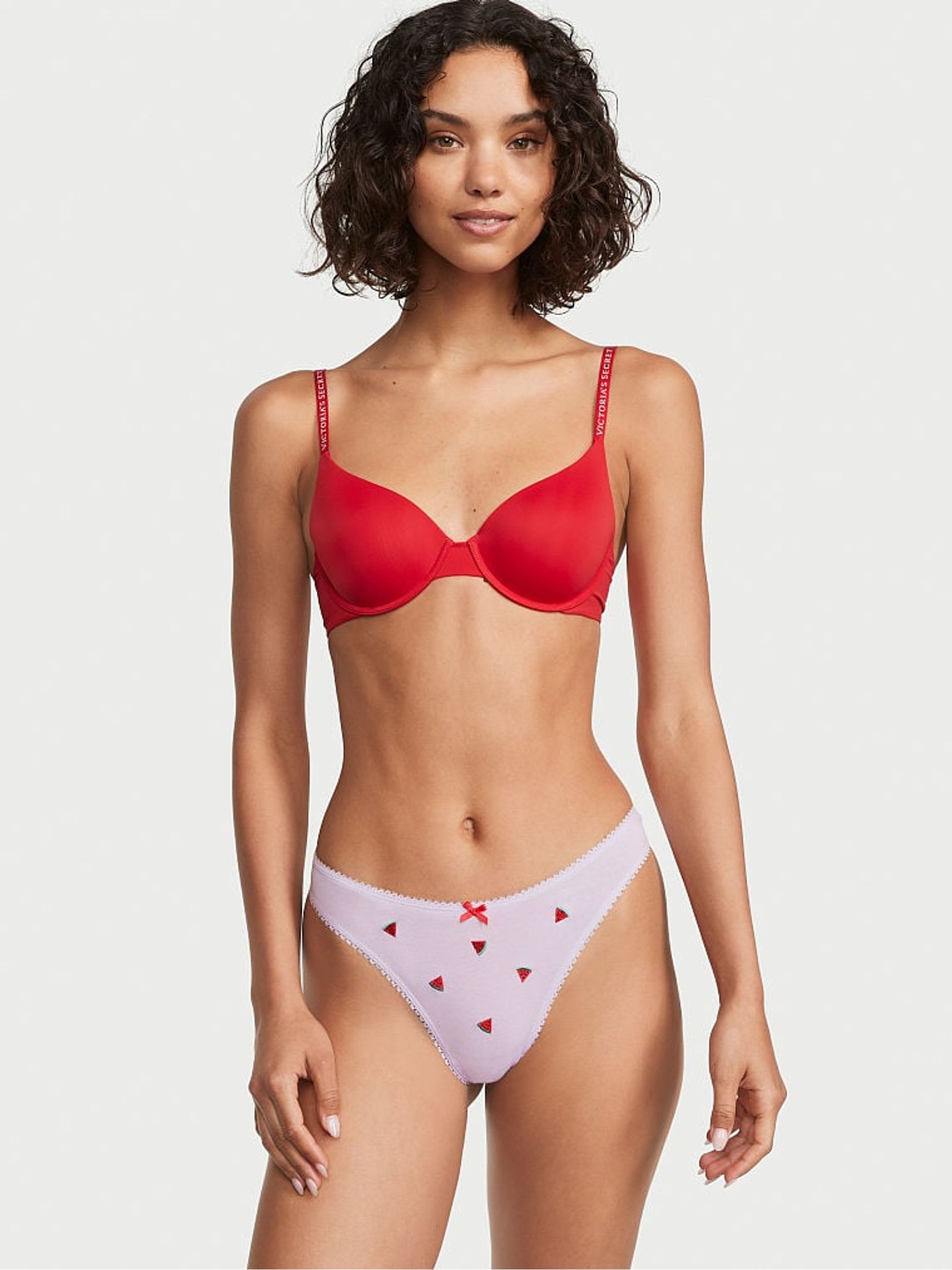 Perfume Watermelon Stretch Cotton High Leg Thong Joggery - Image 1 of 1