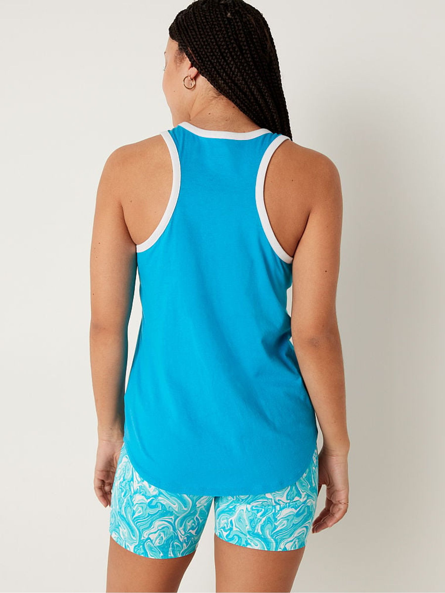 Bright Marine Blue Everyday Ringer Tank - Image 2 of 4