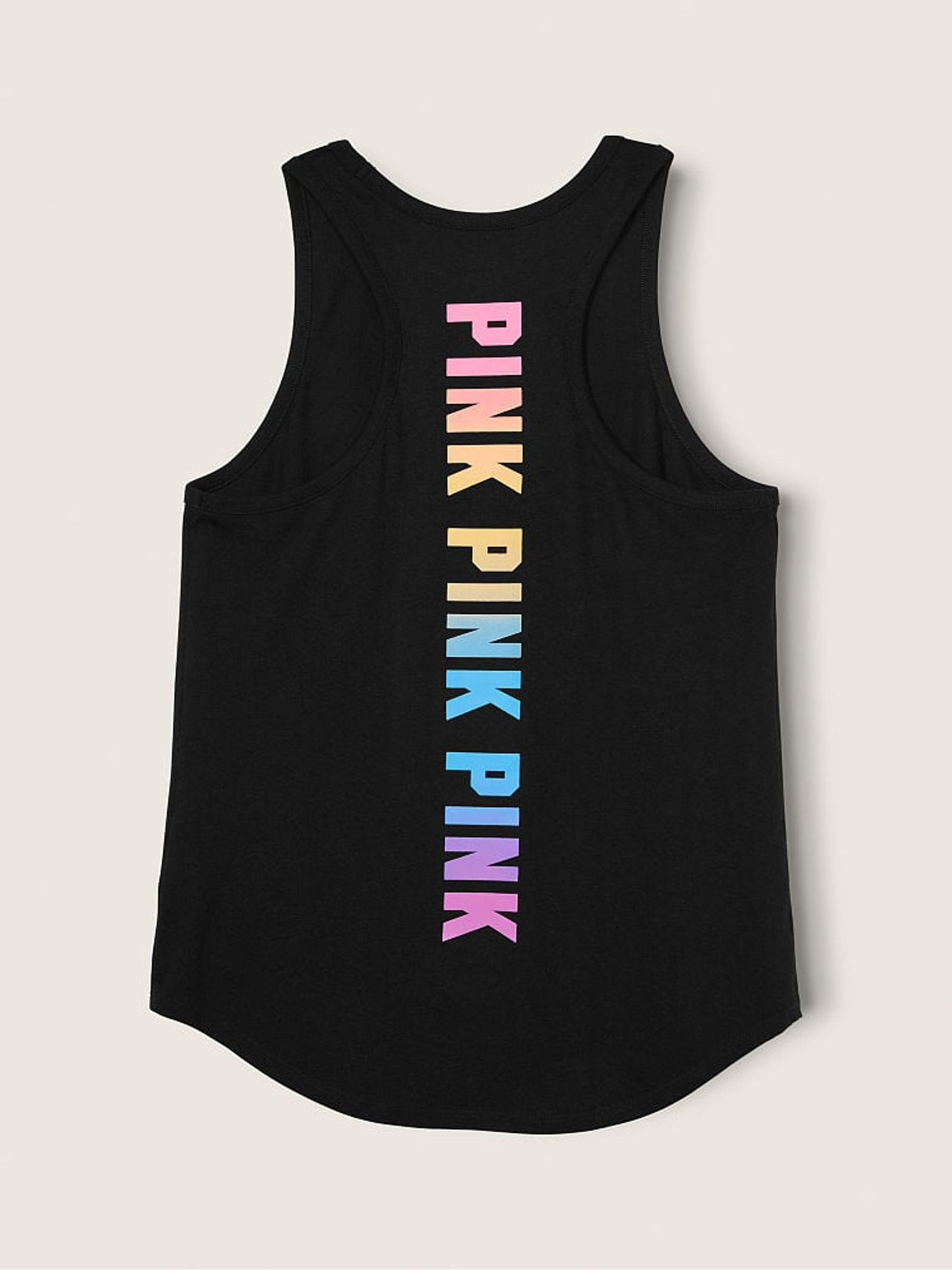 Pure Black Gradient Everyday Ringer Tank - Image 4 of 4