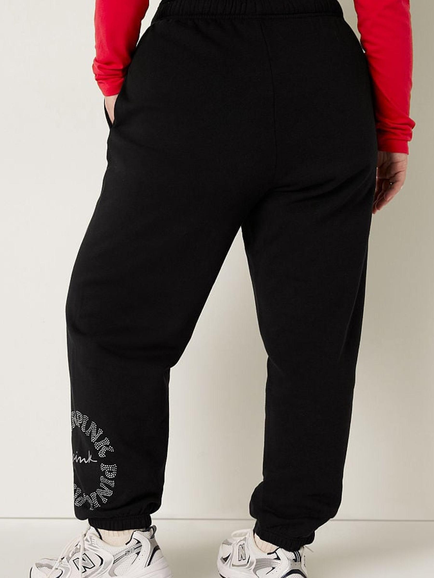 Pure Black Fleece Jogger - Image 2 of 4