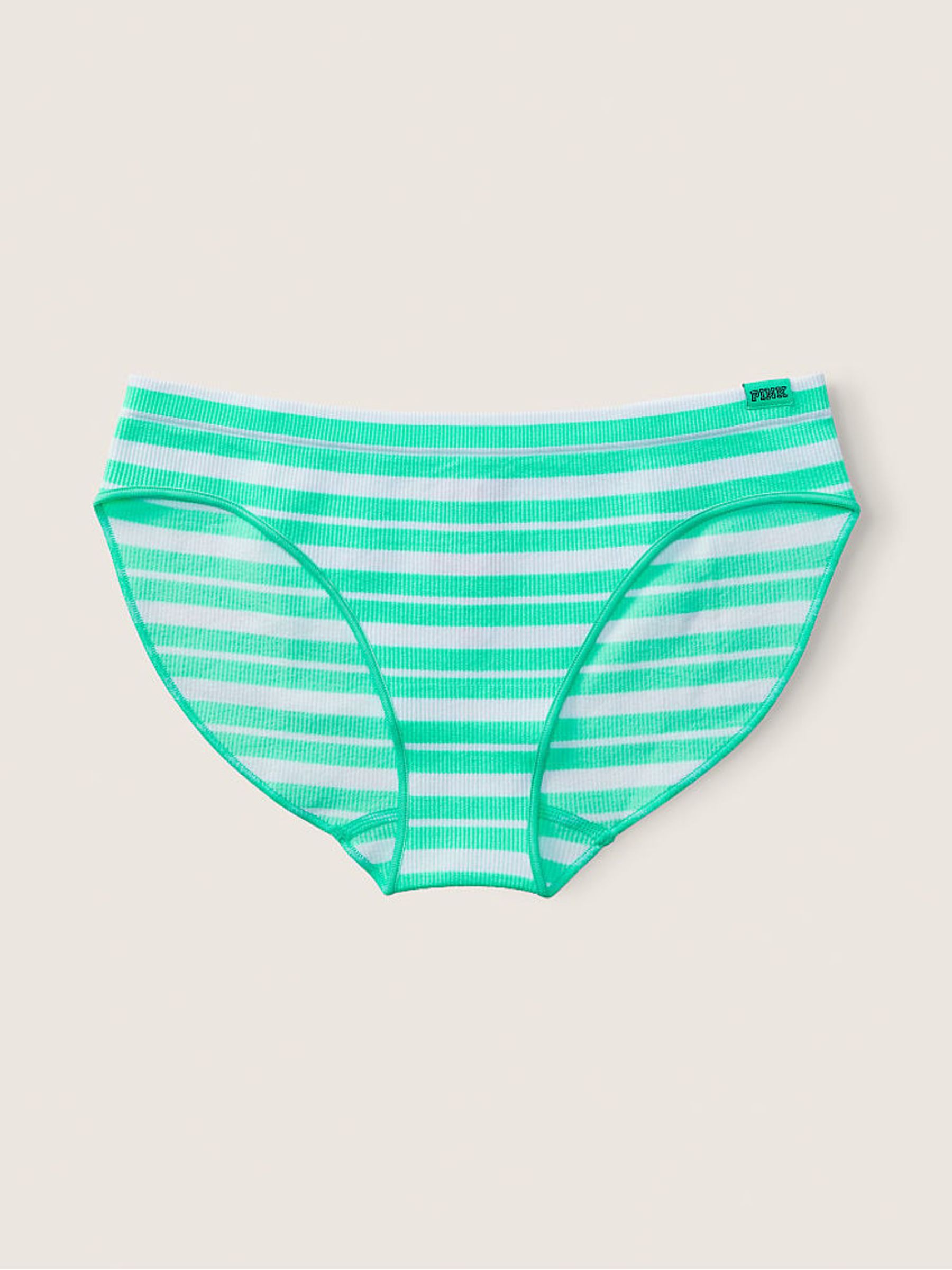 Teal Ice Green Seamless Thong Knickers - Image 1 of 1