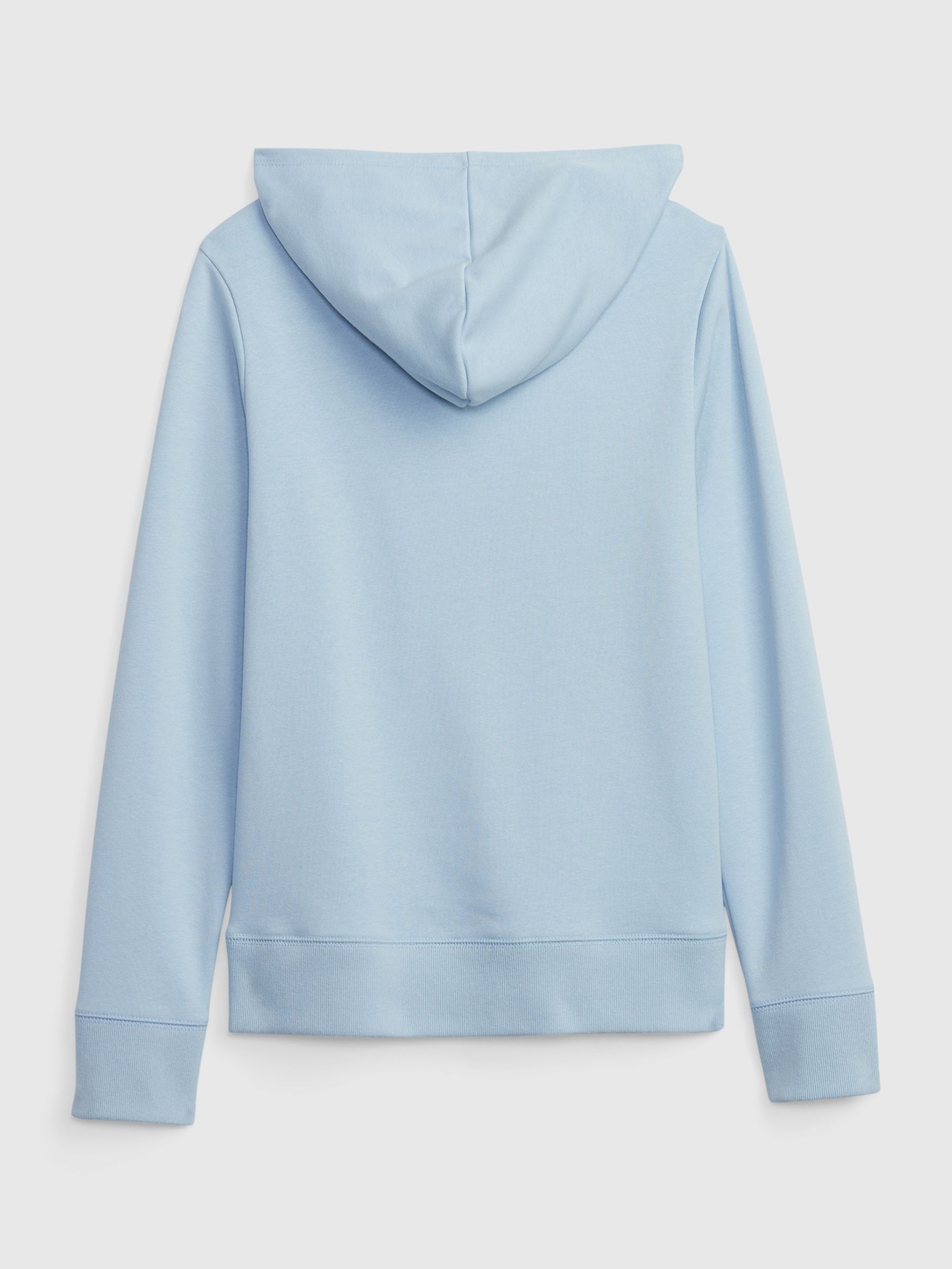 Blue Floral Logo Hoodie - Image 2 of 3 Blue Floral Logo Hoodie - Image 2 of 3