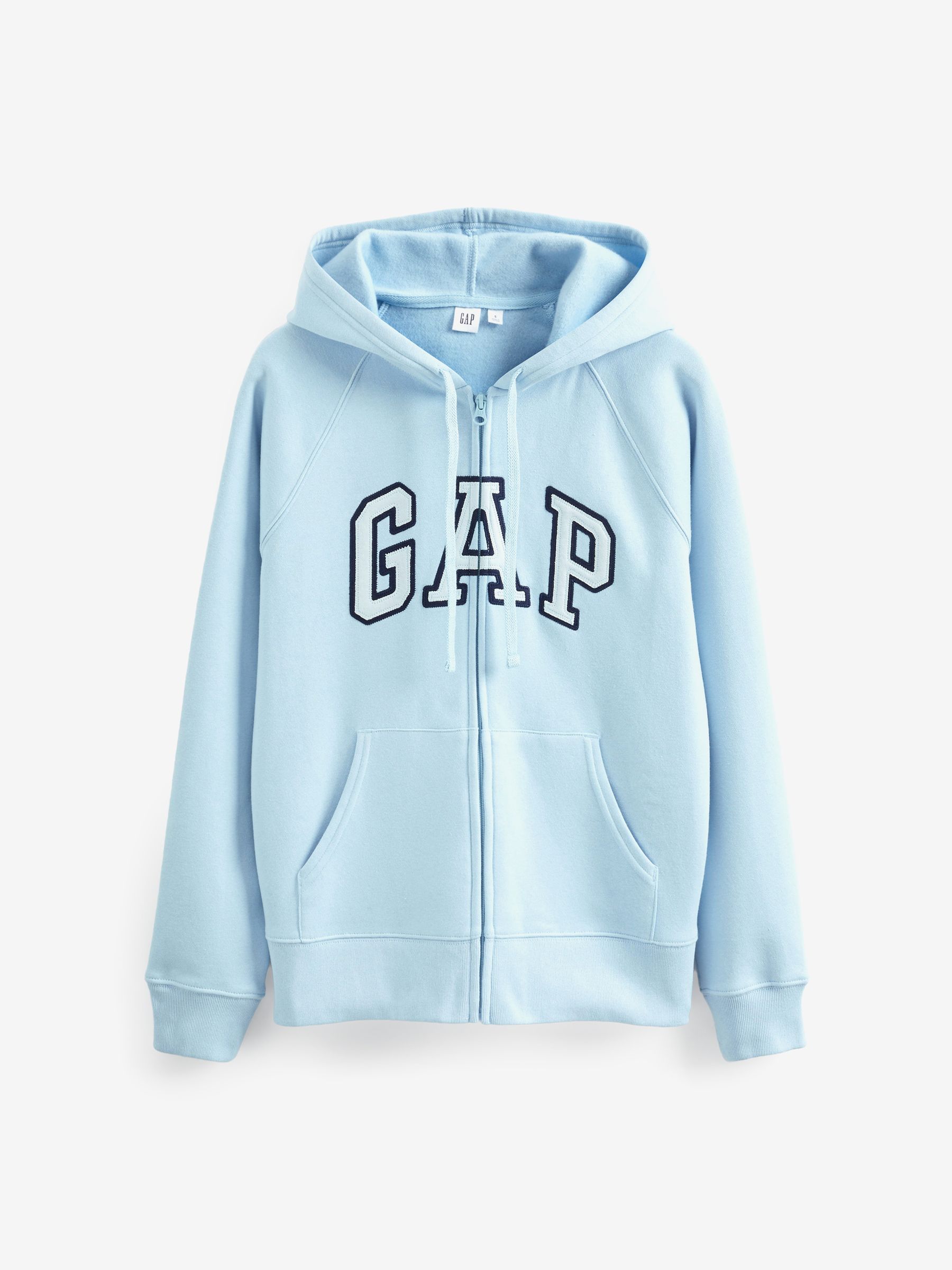 Blue Logo Zip Up Hoodie - Image 3 of 3
