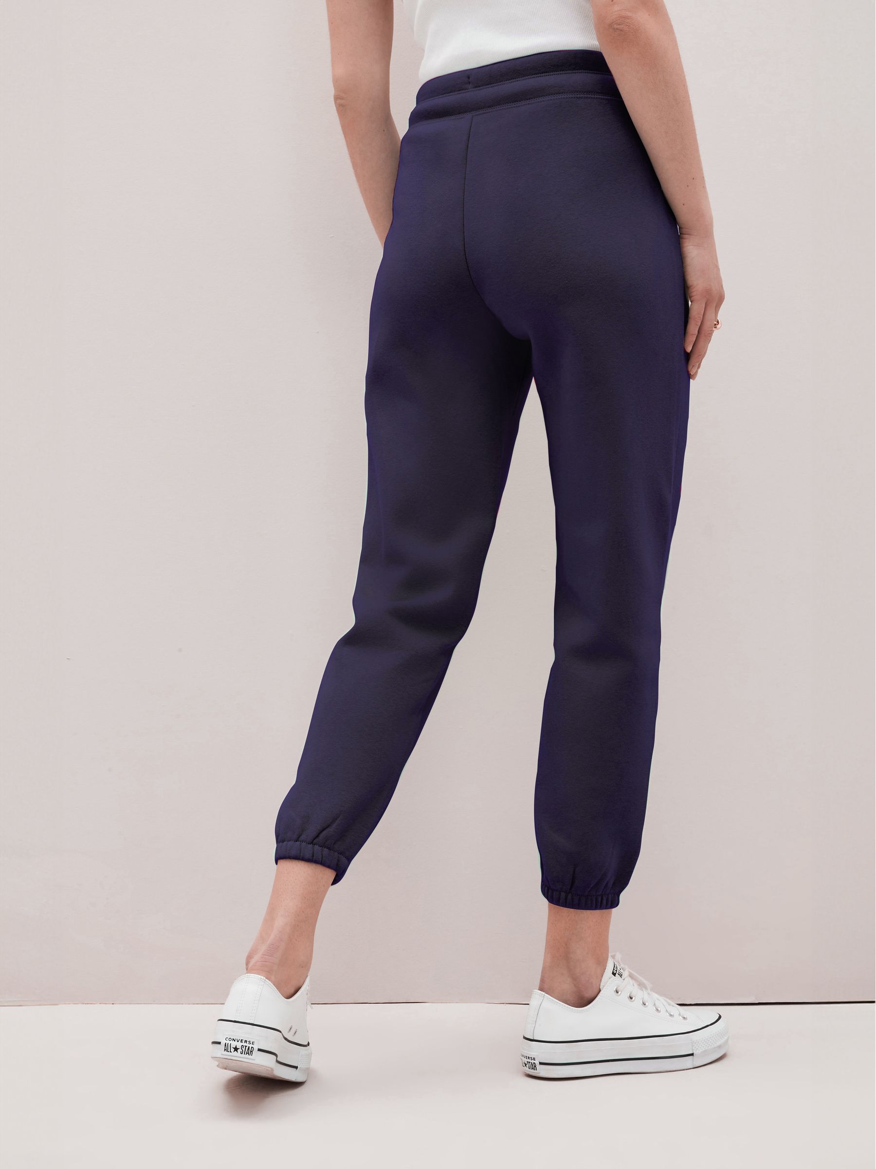 Navy Blue Vintage Arch Logo Fleece-Lined Joggers - Image 2 of 6