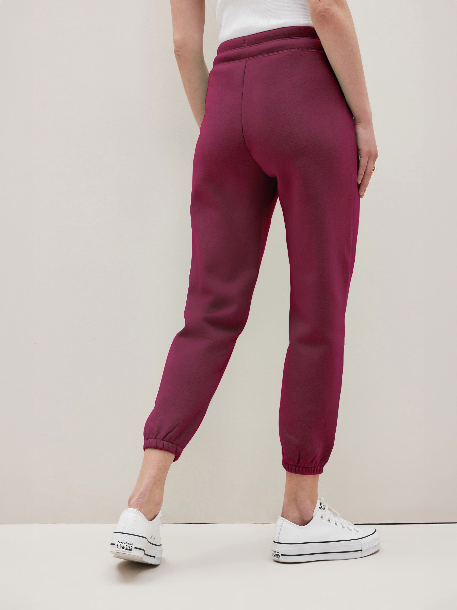 Purple Burgundy Vintage Arch Logo Joggers - Image 3 of 4