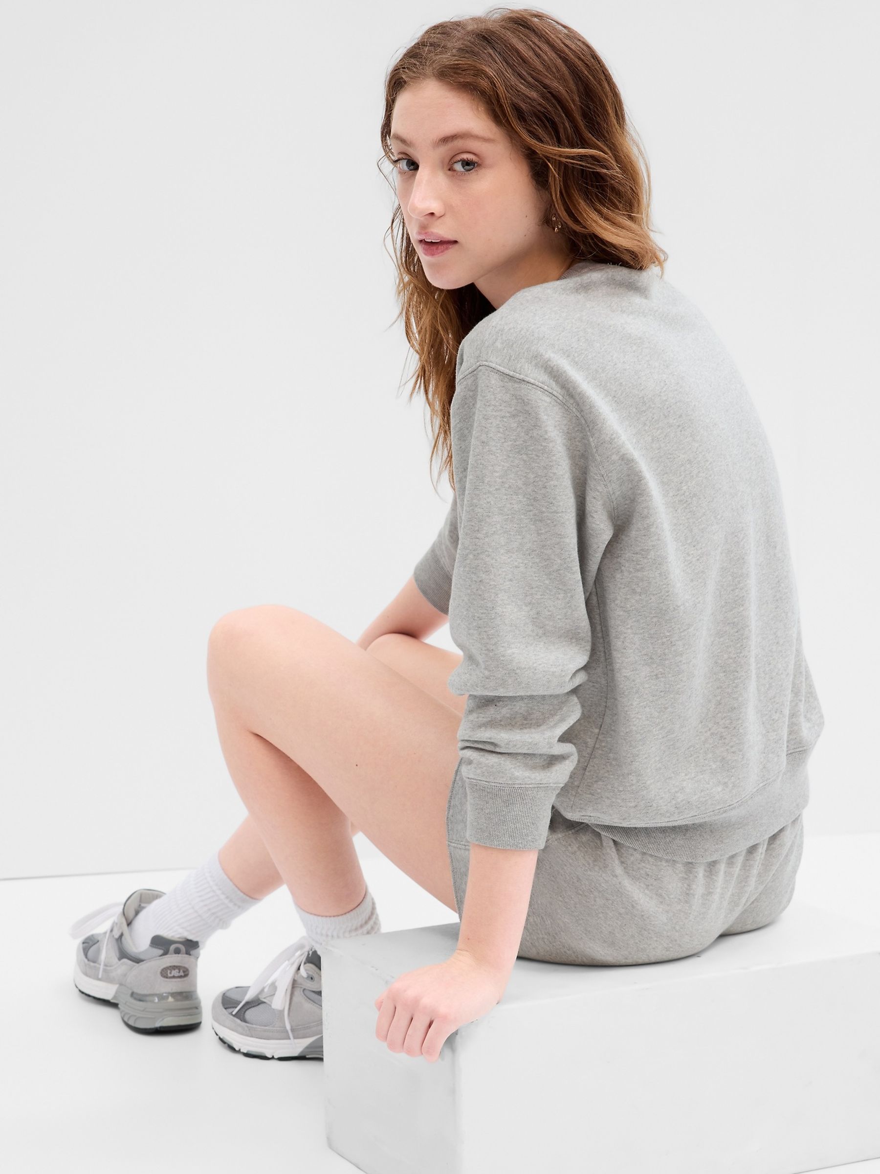 Light Grey Logo Crew Neck Sweatshirt - Image 2 of 7