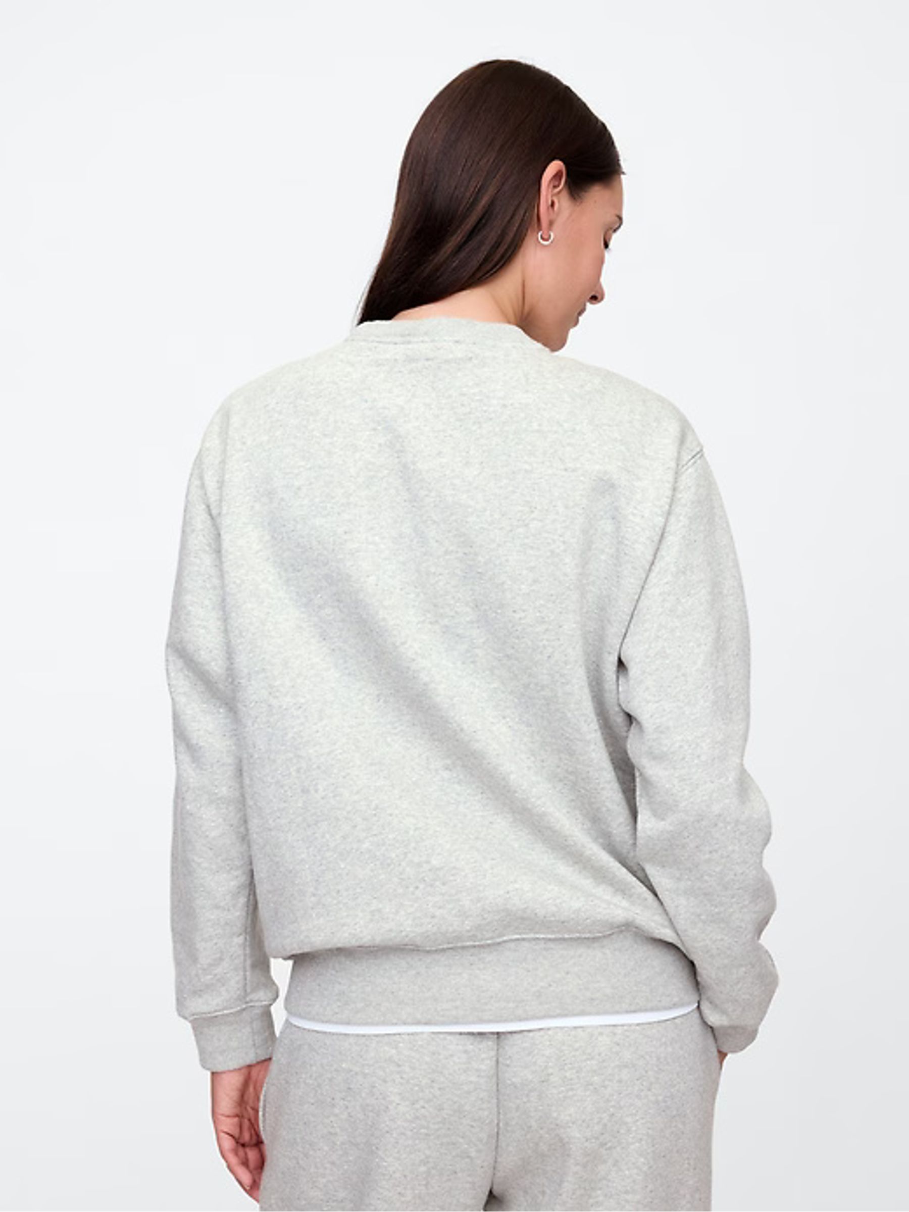 Light Grey Logo Crew Neck Sweatshirt - Image 4 of 7