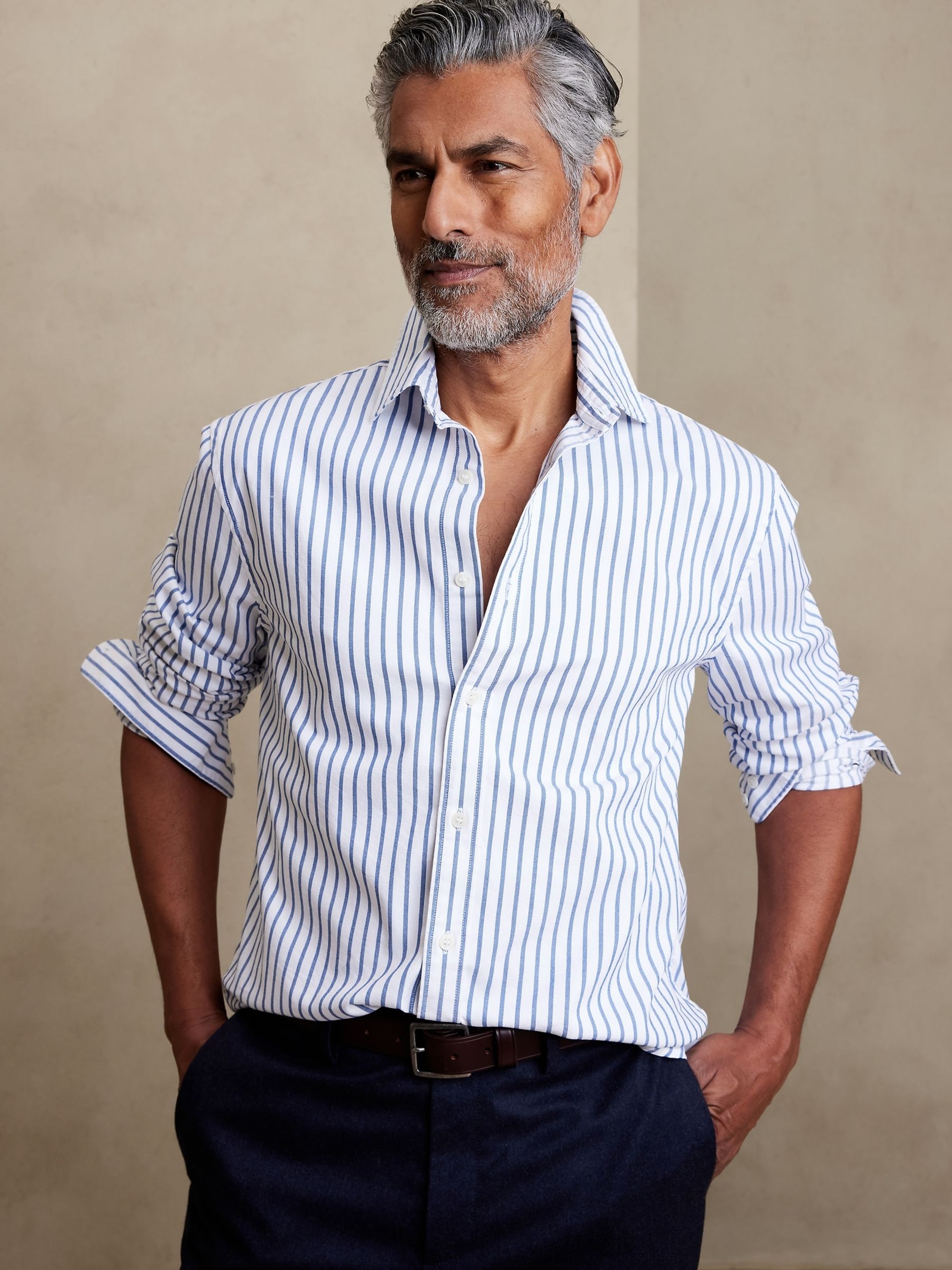 Banana Republic Blue Ranger Over Shirt - Image 1 of 2