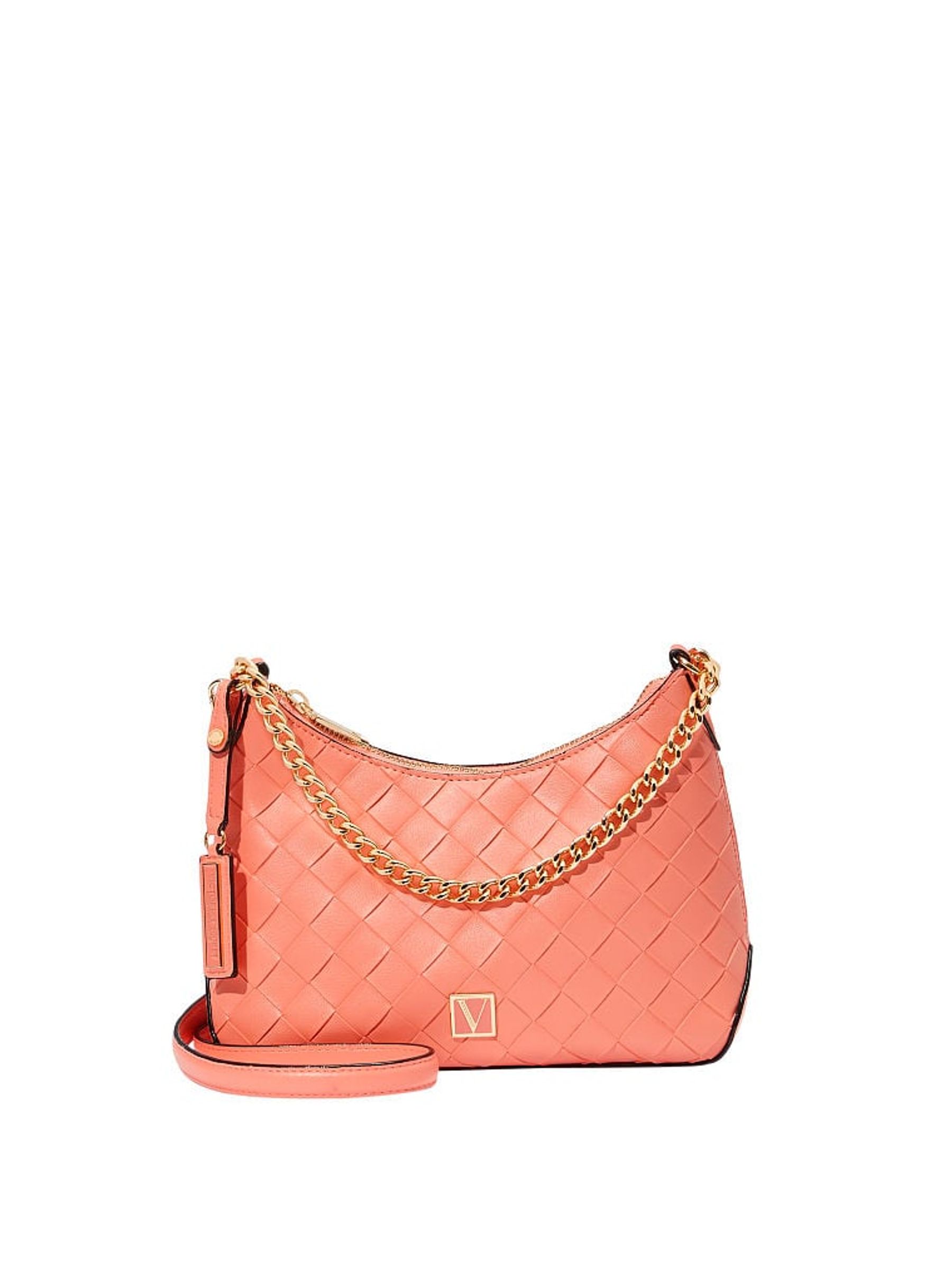 Orange Guava Woven Mini Curve Bag - Image 1 of 4