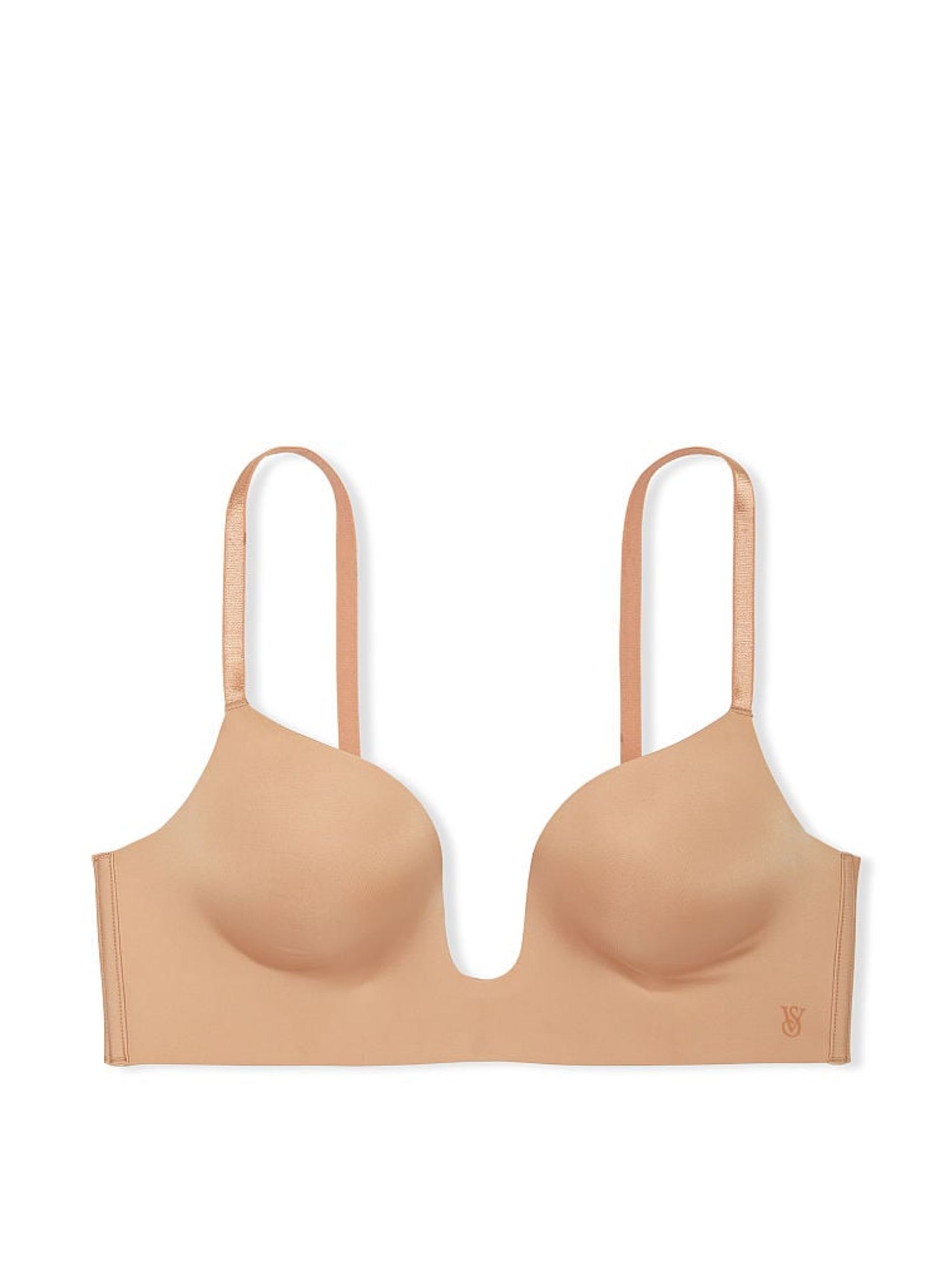 Sweet Praline Nude Plunge Low Back Bra - Image 3 of 4