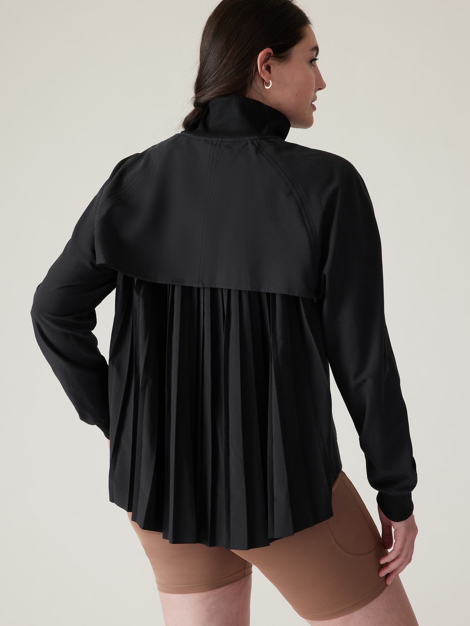 Athleta Black Advantage Zip Up Jacket - Image 3 of 4