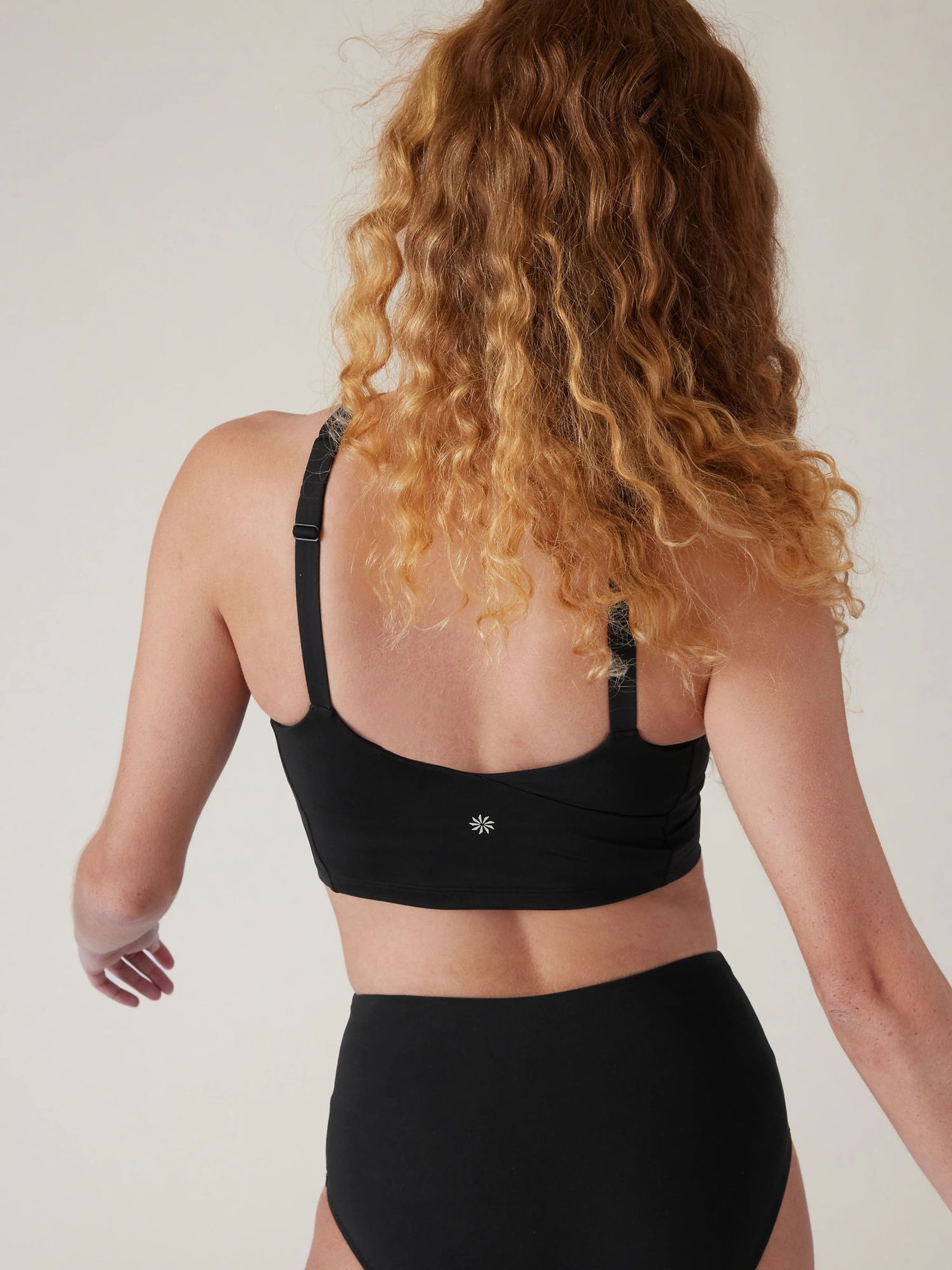 Athleta Black D-DD Cup Crossed Bikini Top - Image 2 of 5