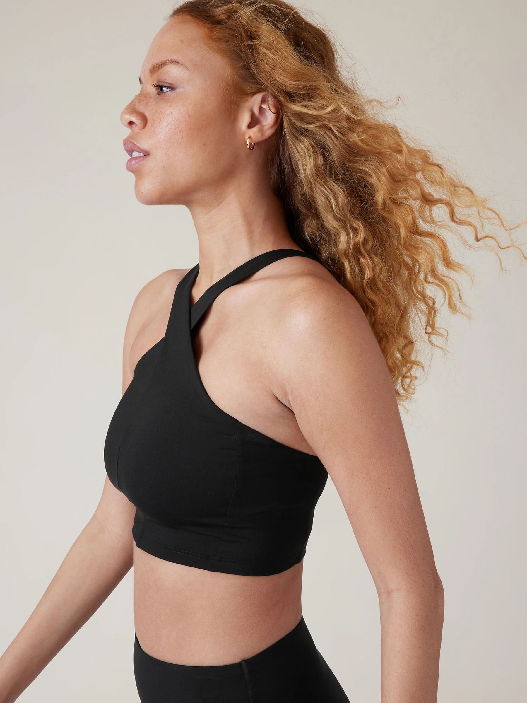 Athleta Black D-DD Cup Crossed Bikini Top - Image 3 of 5