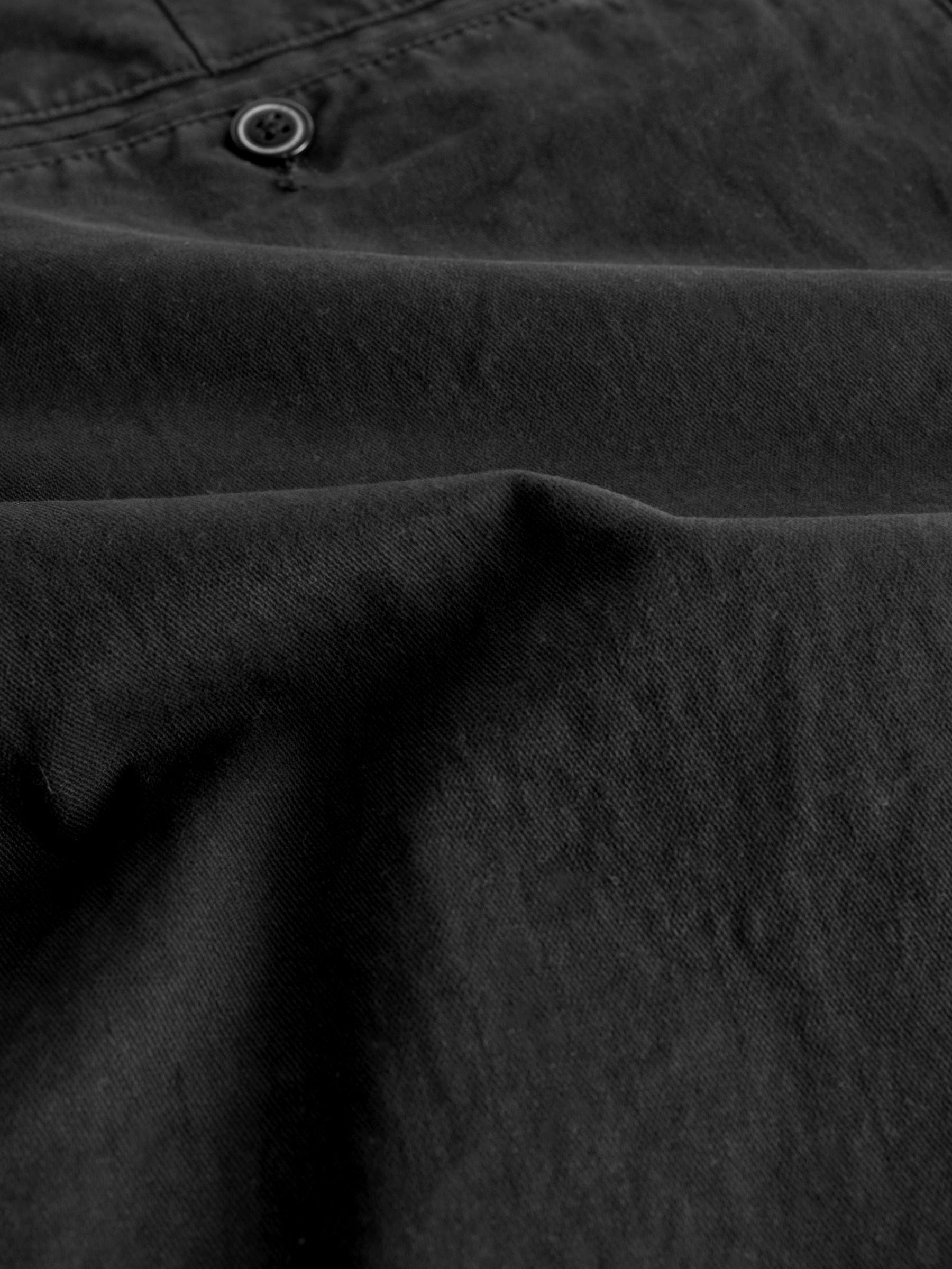 Black Essential Chino Trousers Loose Taper Fit - Image 6 of 6