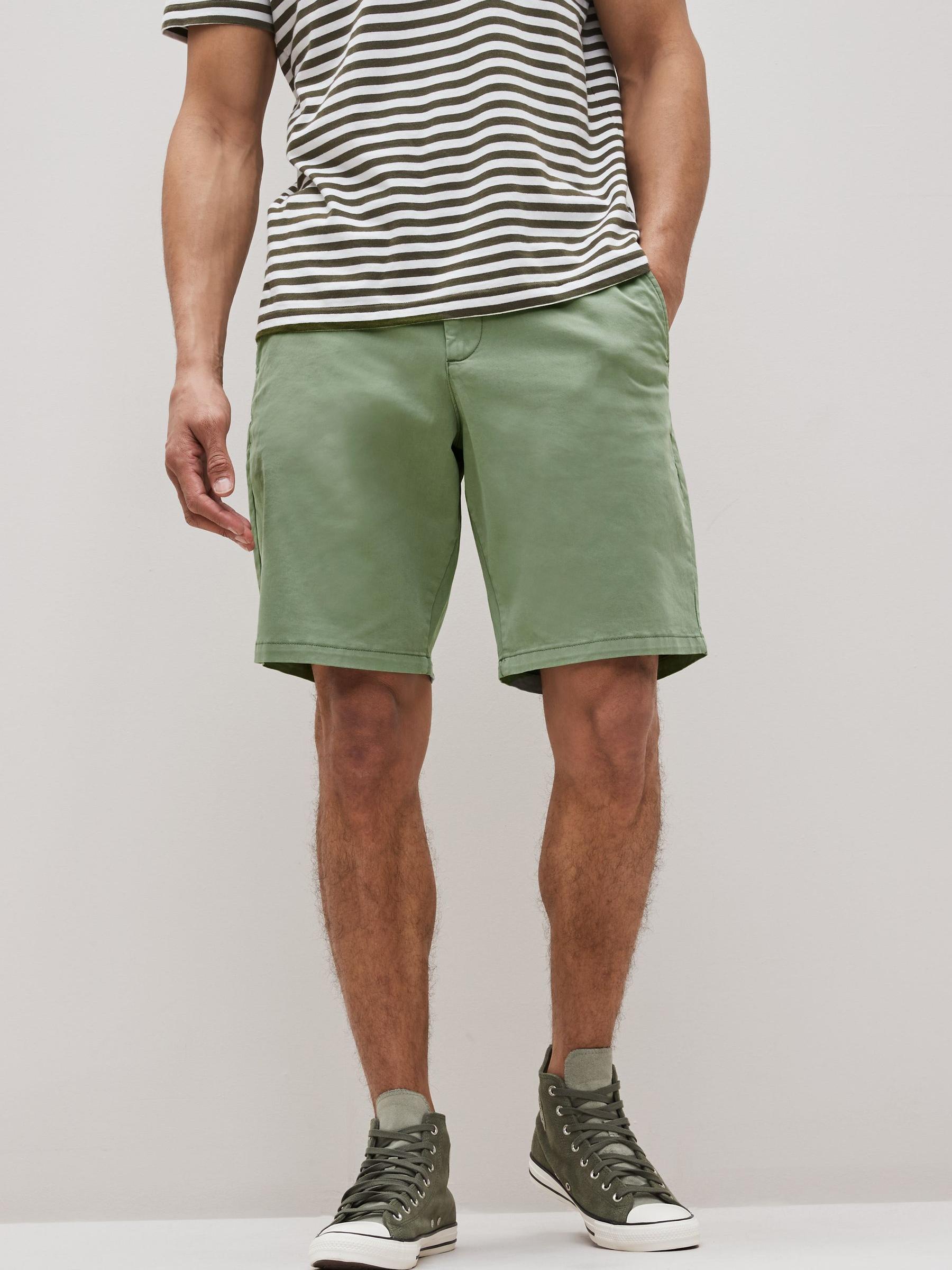 Green 10" Vintage Chino Shorts - Image 1 of 5