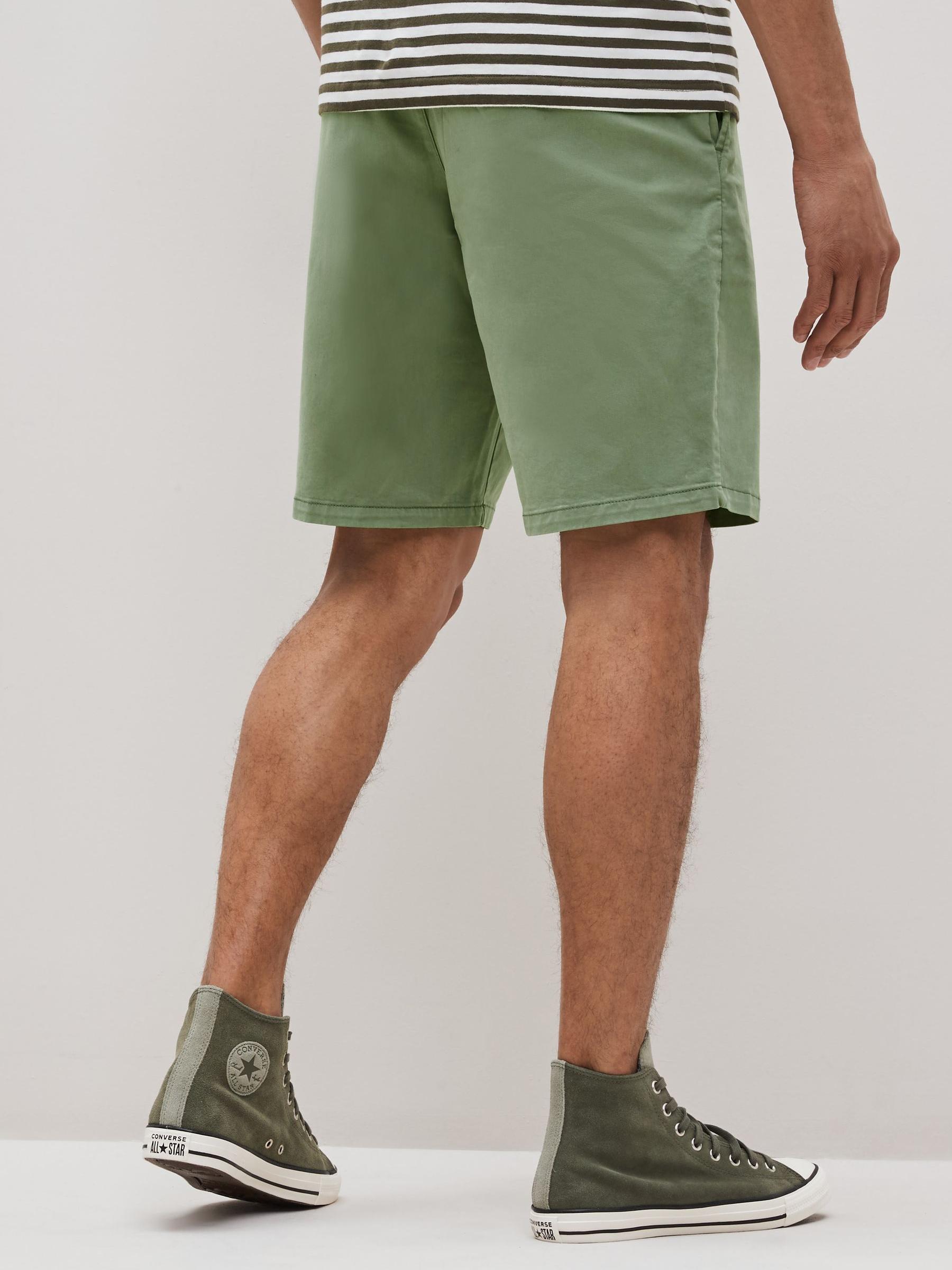 Green 10" Vintage Chino Shorts - Image 2 of 5